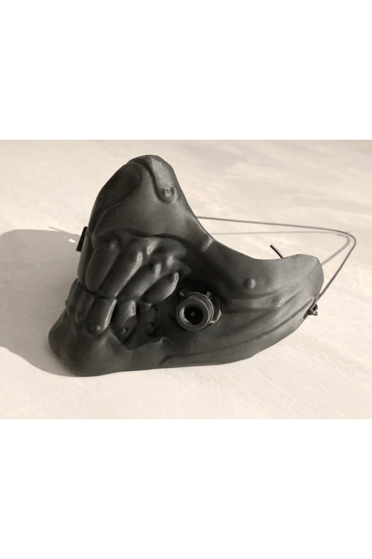3D Tasarım Kişiye Özel Tasarım Mask Ham Beyaz Renkte Gönderilir B