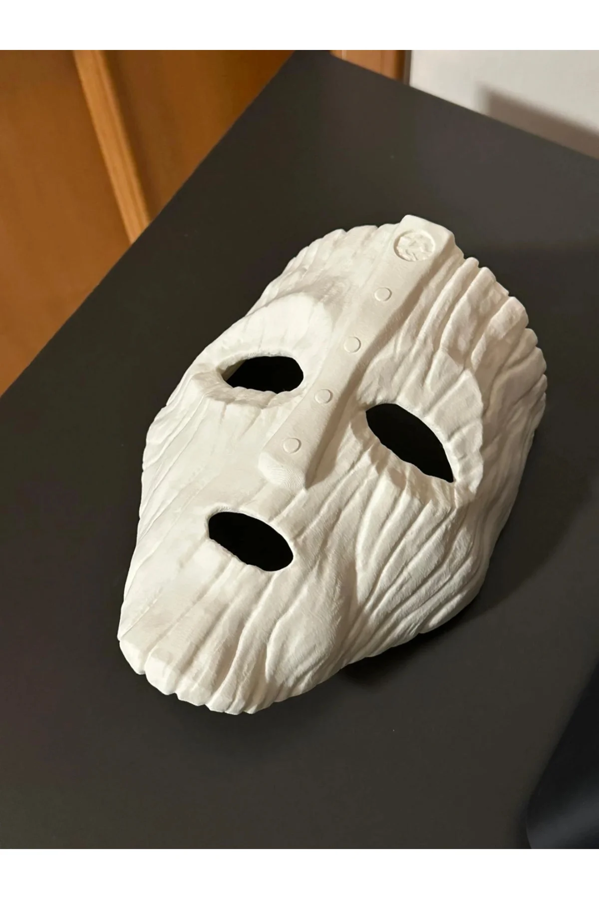 3D Tasarım Kişiye Özel Tasarım Mask Ham Beyaz Renkte Gönderilir B