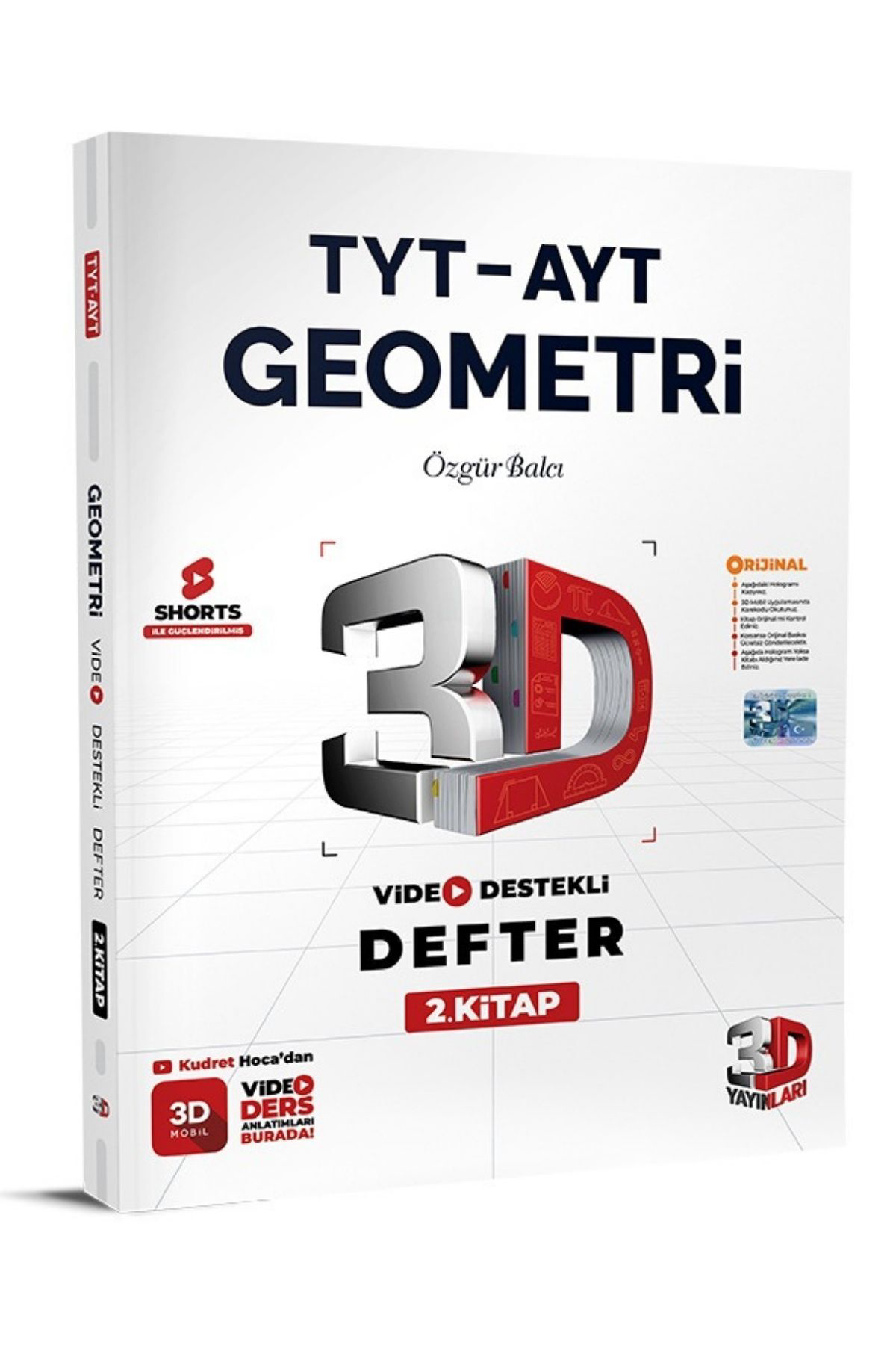 3D TYT-AYT Geometri 2.Defter Video Destekli