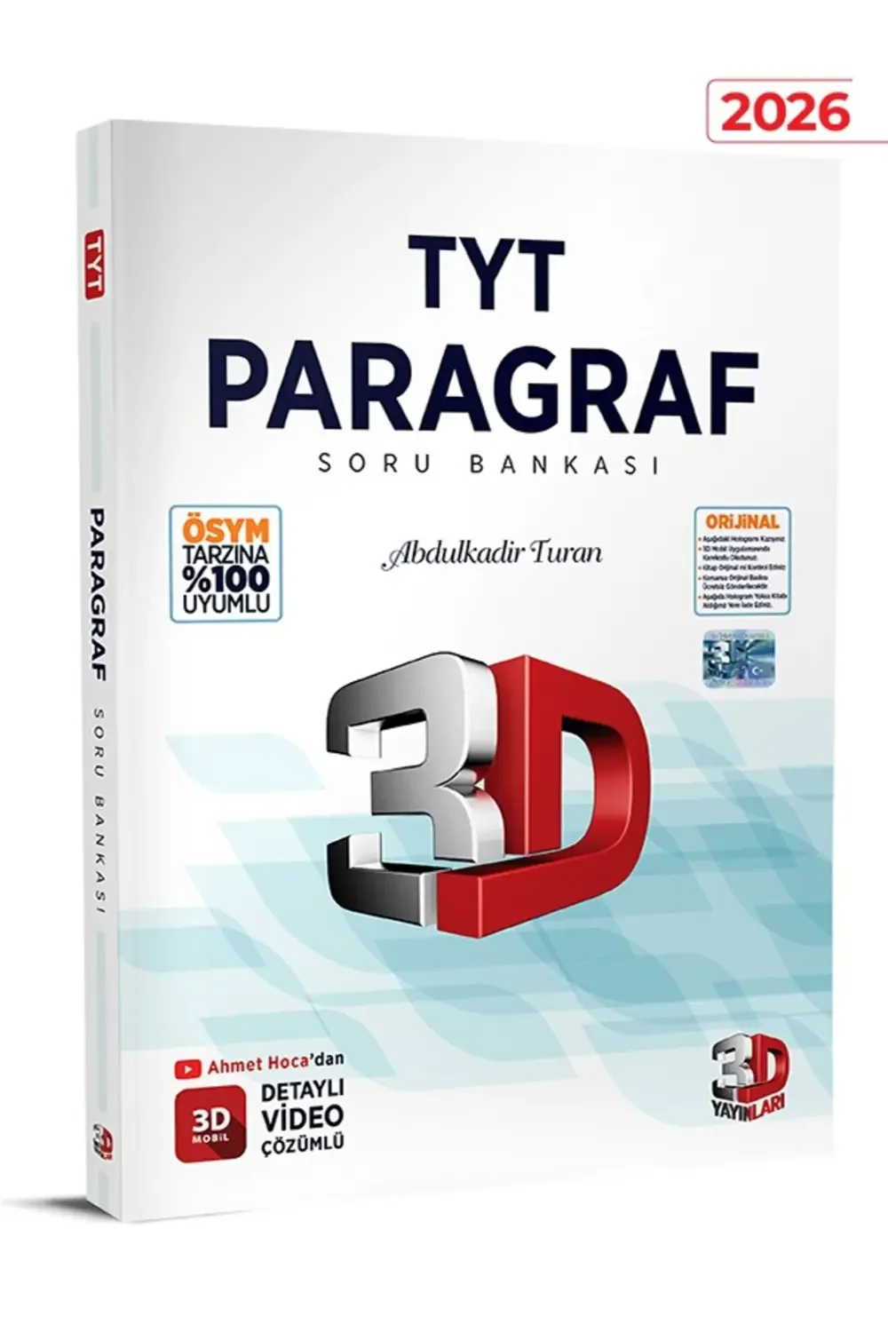 3D TYT Paragraf Soru Bankası