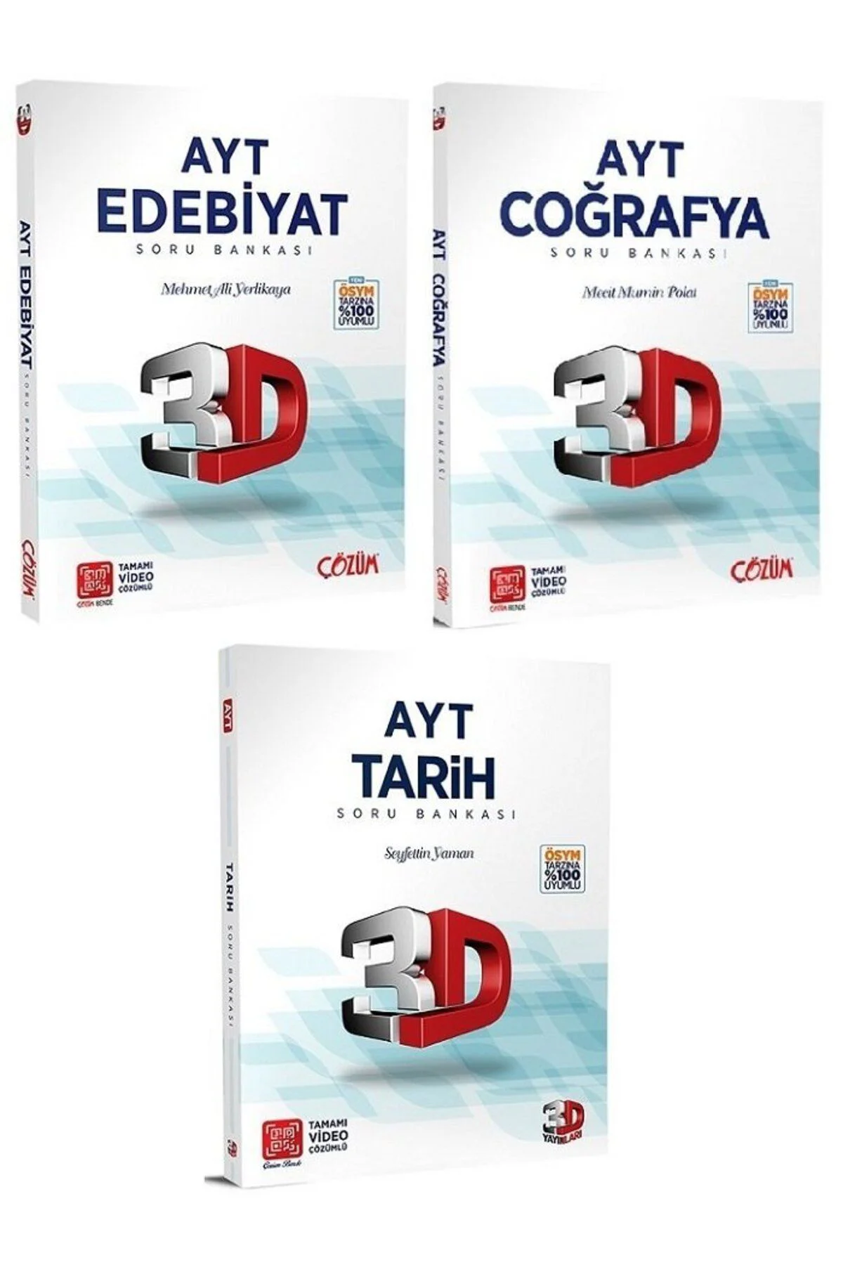 3D Yayınları YKS AYT Sözel Soru Bankası 3 lü Set 3D Yayınları 3D Yayınları YKS AYT Sözel Soru Bankası 3 lü Set 3D Yayınları