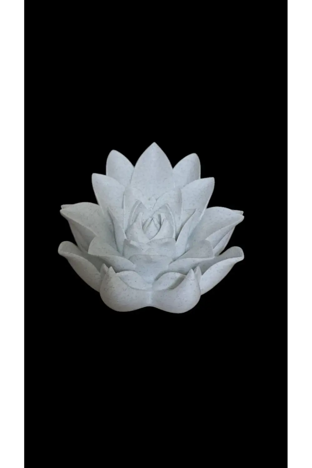 3DMermer Desenli Lotus Çiçeği Kitap Tutucu - Masaüstü Dekoratif S