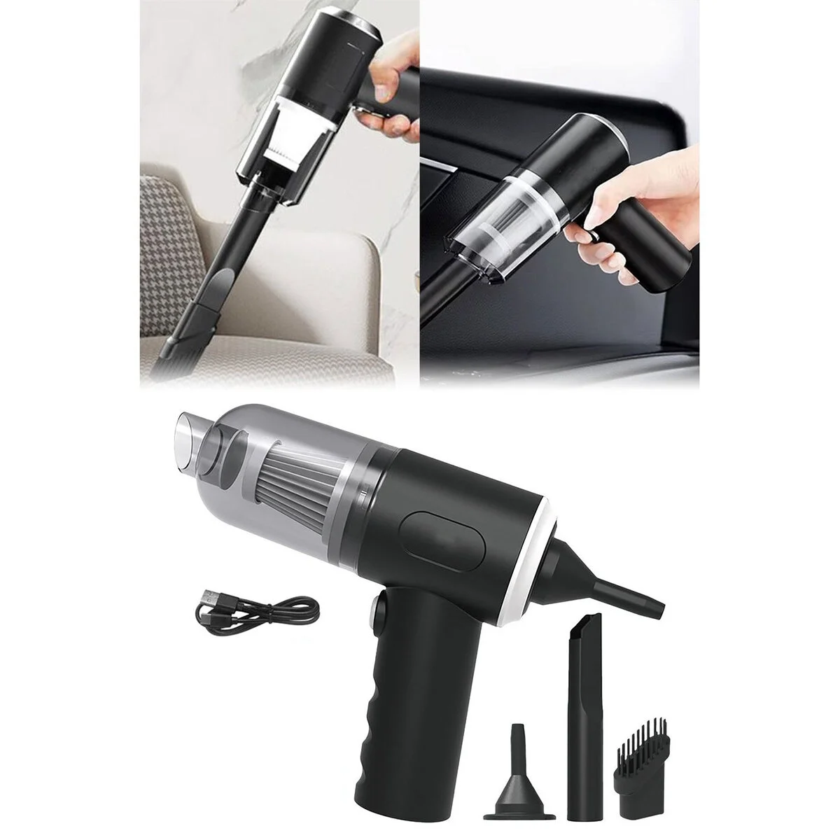 3in1 Çekme - Üfleme Oto-araç - Ev El Tipi Süpürge Usb Şarjlı Mini - Taşınabiliri Hs-22 Bx40 Fiyatı, Yorumları ve Özellikleri