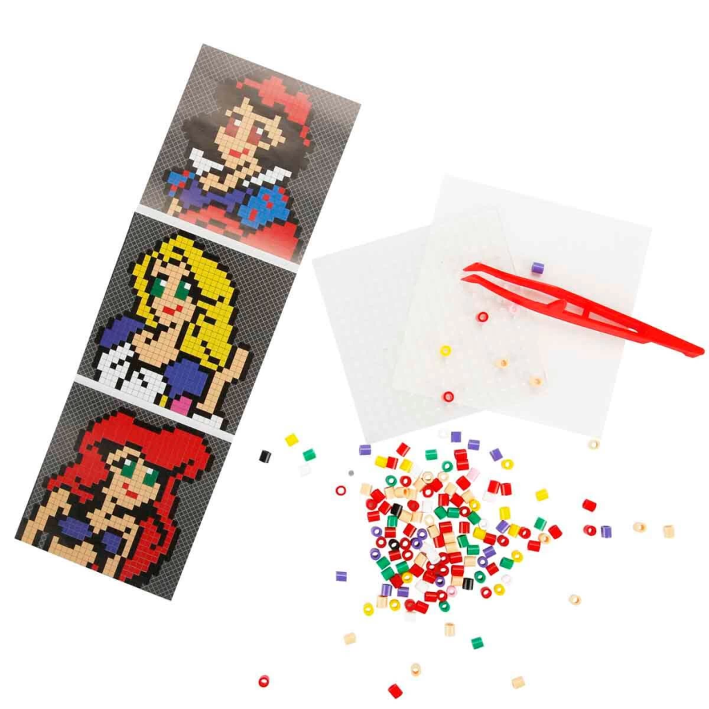 3in1 Disney Princess Pixel Pixel Boncuk Aktivite ve Oyuncak Seti 