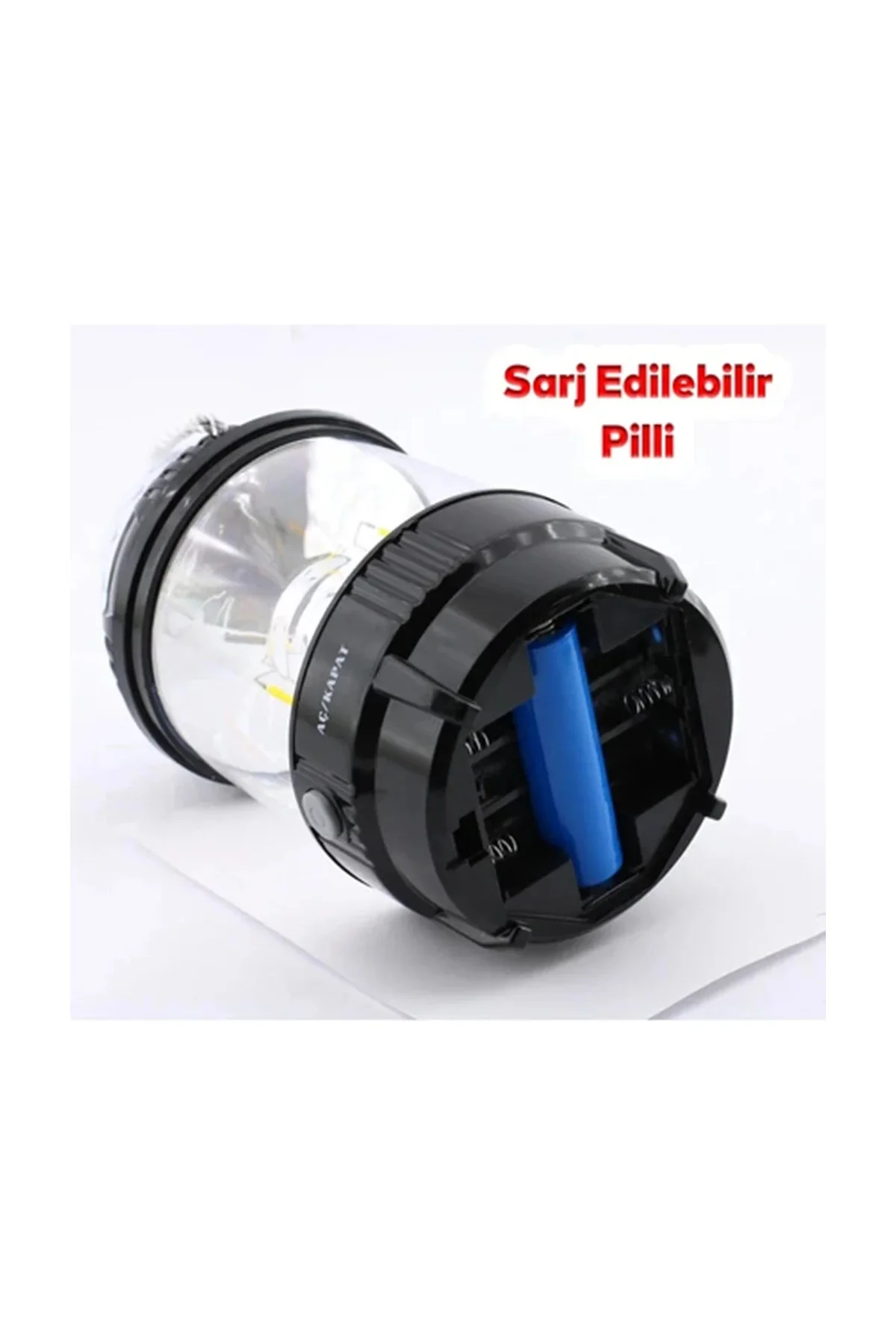 3IN1 Dönebilen Disko Renkli - Fanus Fener Pilli - Powerbank 20W HW-978B
