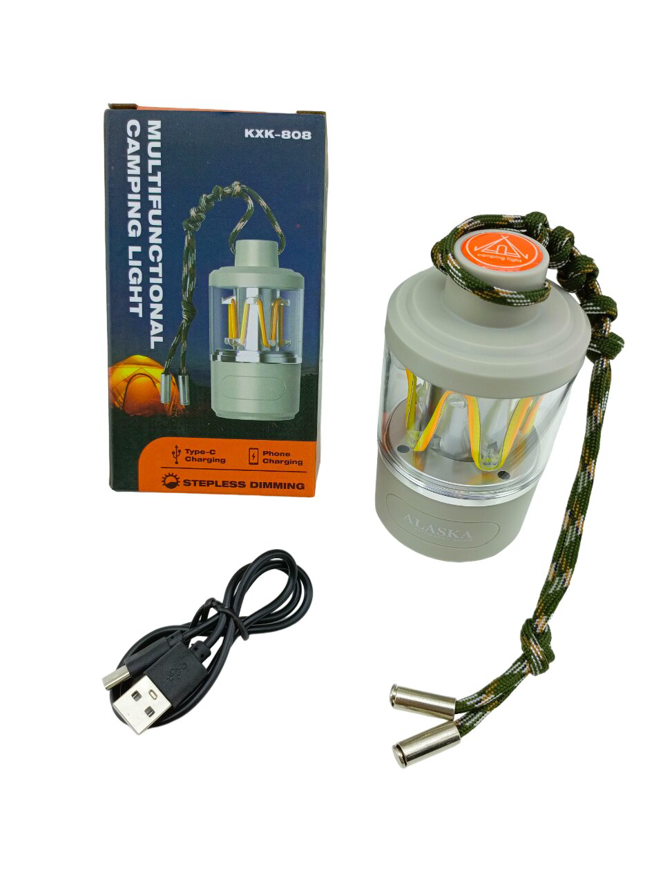 3IN1= KAMP LAMBASI - FENER - POWERBANK  USB ŞARJ
