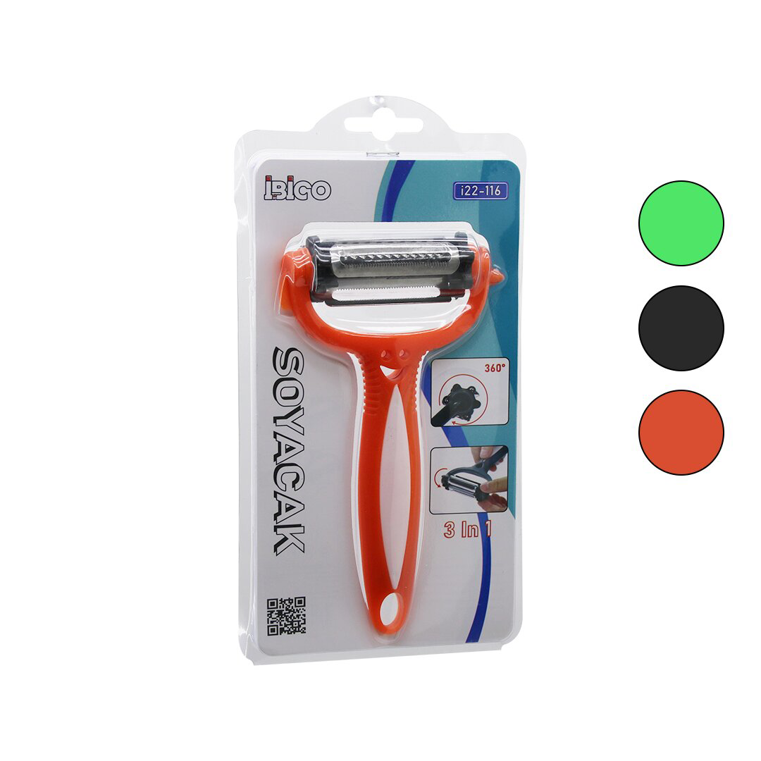 3IN1 METAL SOYACAK  PLASTİK SAPLI (4741)