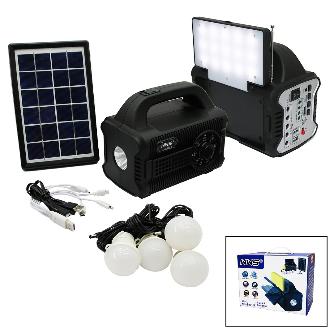 3ın1 - Solar 2in1 Sabit+oynar Başlı El Feneri - Radyo - Mp3 Bluetooth - Usb/ Tf Port - 4 Parça  Ampul Kablolu - Powerbank Bx40 Fiyatı, Yorumları ve Özellikleri