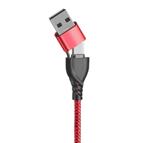 3in1 Type-C + USB To Lightning + Type-c + Micro Usb Şarj ve Data 