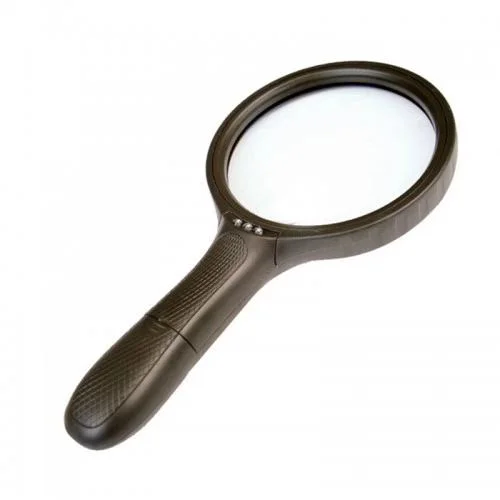 3LED Işıklı Büyüteç – 1.8x ve 5x Cam Lens, Ergonomik Sap, AAA Pille Çalışan Aydınlı Lup Fiyatı, Yorumları ve Özellikleri