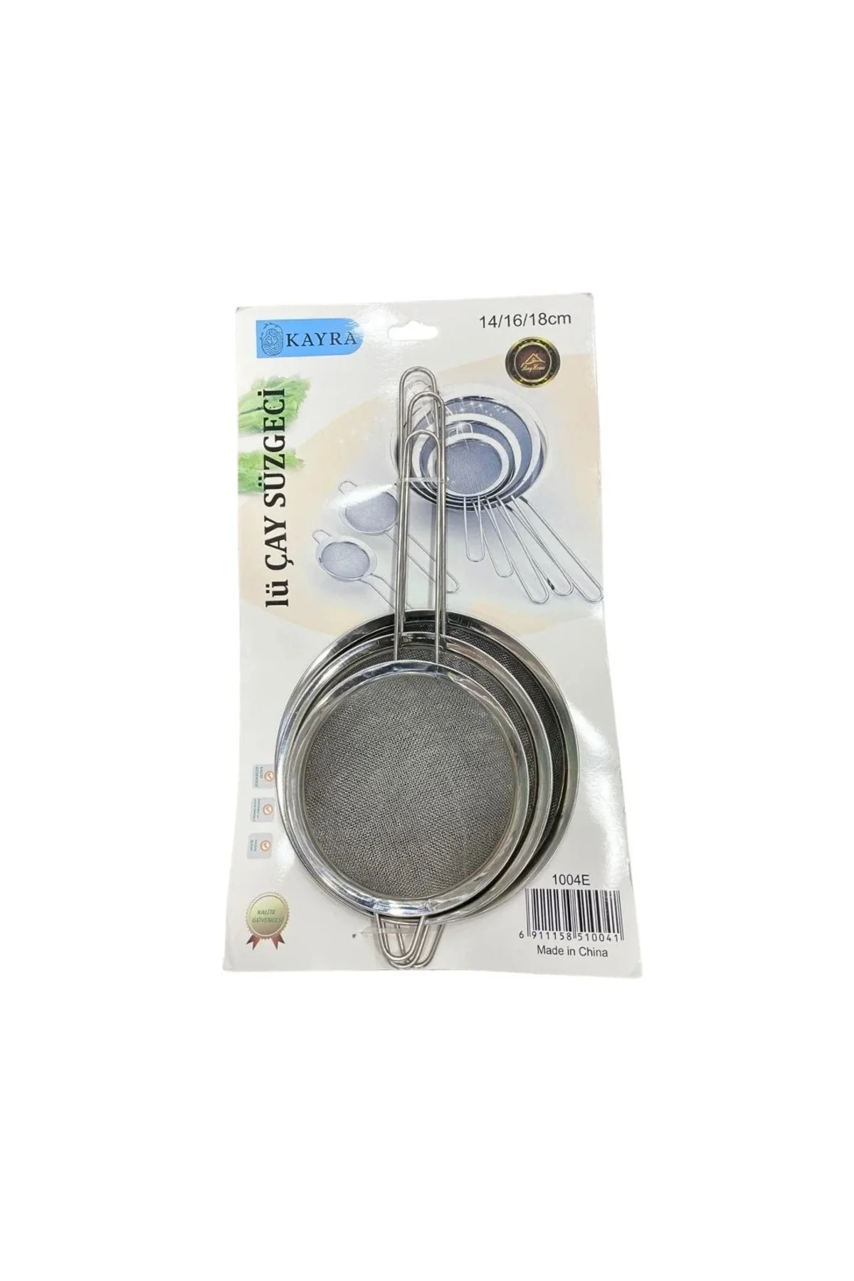 3'li Metal Süzgeç 14-16-18 cm 3'li Metal Süzgeç 14-16-18 cm