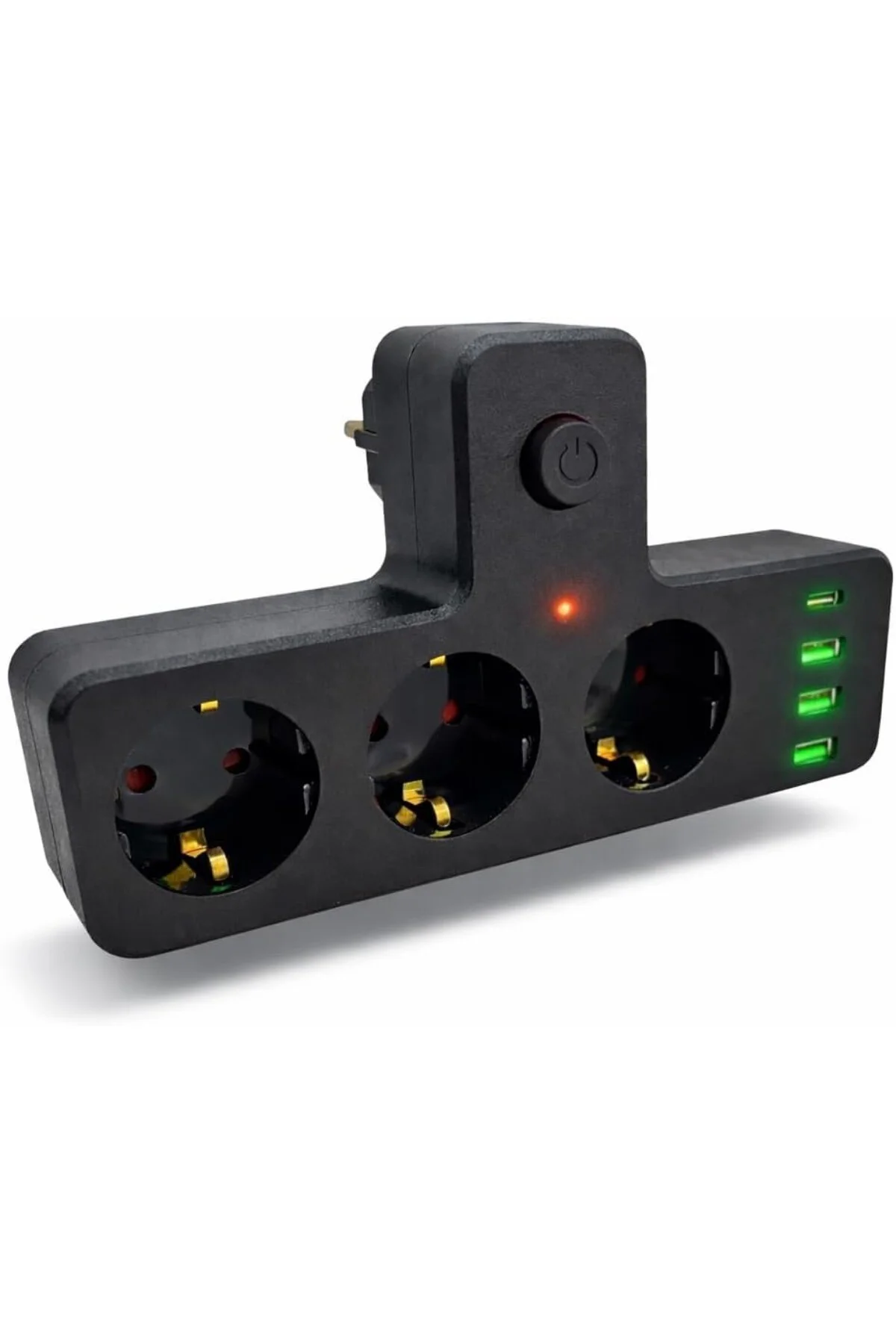 3’lü Akım ve Termal Korumalı Priz – 3x USB-A + 1x USB-C PD 20W Hı