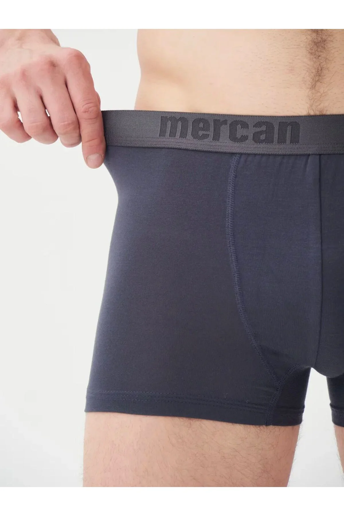 3'lü Antrasit Modal Boxer