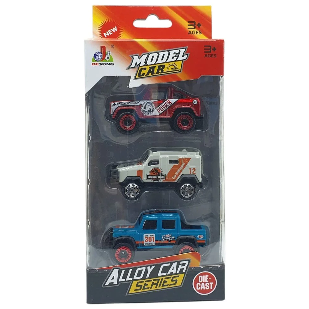 3'lü Araba Off-Road Seti - Die Cast - DS045 - 1 ADET