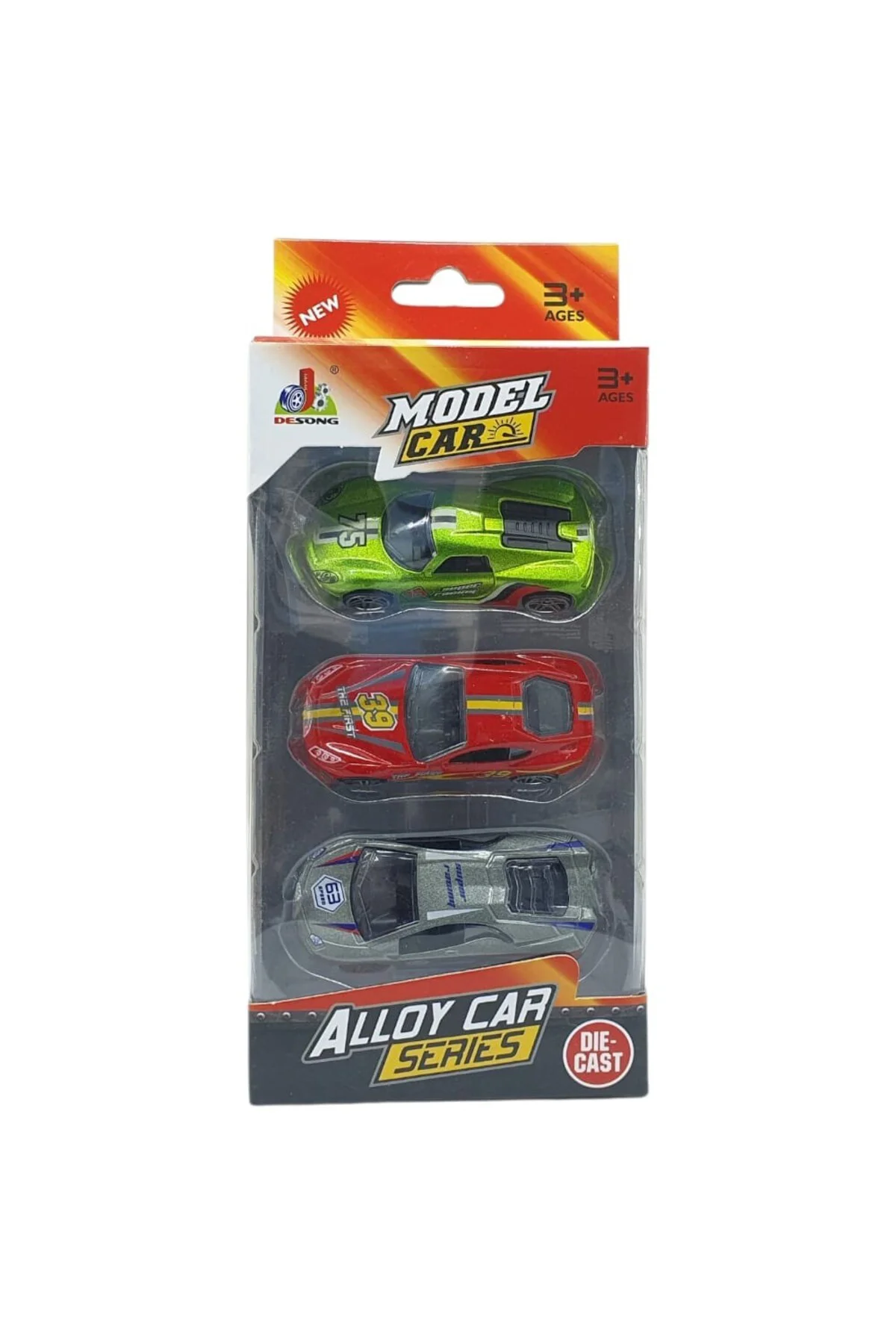 3'lü Araba Yarış Seti - Die Cast - DS045 (Lisinya)
