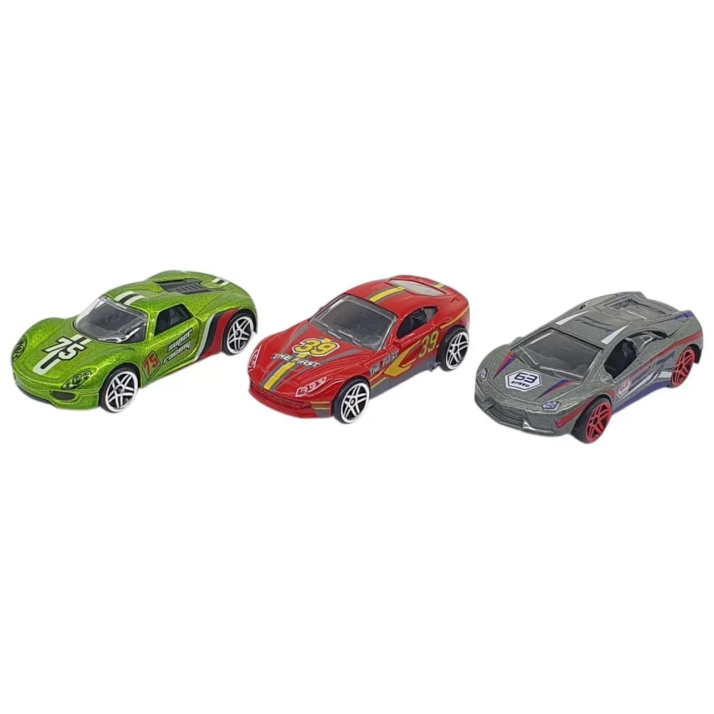 3'lü Araba Yarış Seti - Die Cast - DS045 (Lisinya) 3'lü Araba Yarış Seti - Die Cast - DS045 (Lisinya)