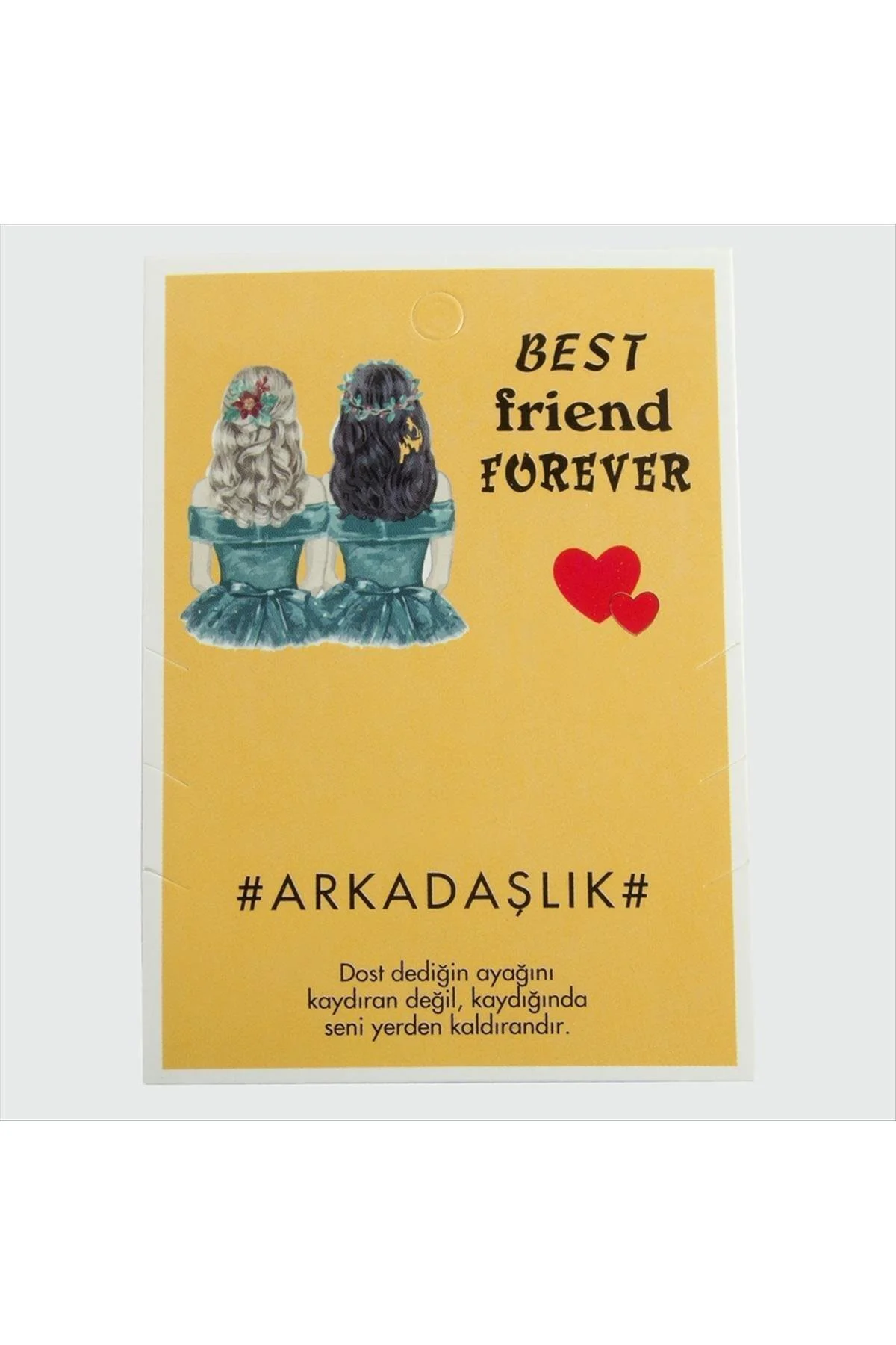 3'Lü Arkadaşlık Bileklik Kartı