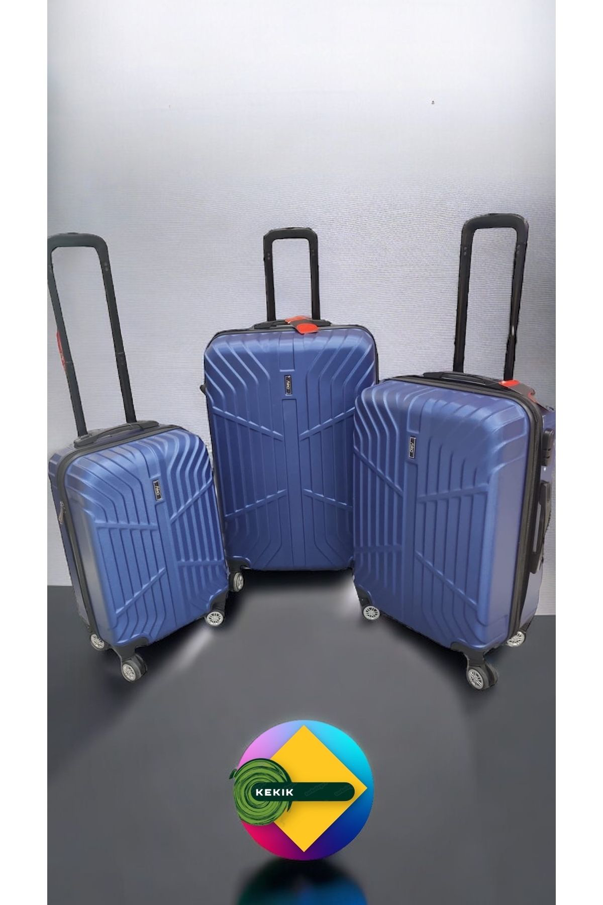 3’lü Bavul Seti Siyah