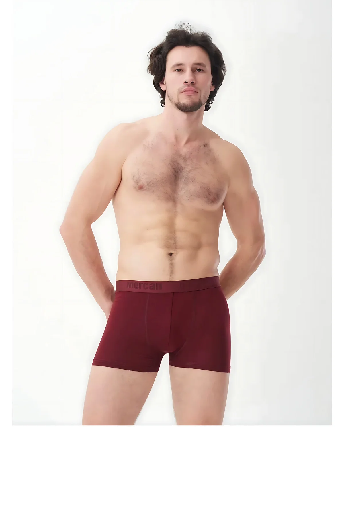 3'lü Bordo Modal Boxer 3'lü Bordo Modal Boxer - Görsel 2