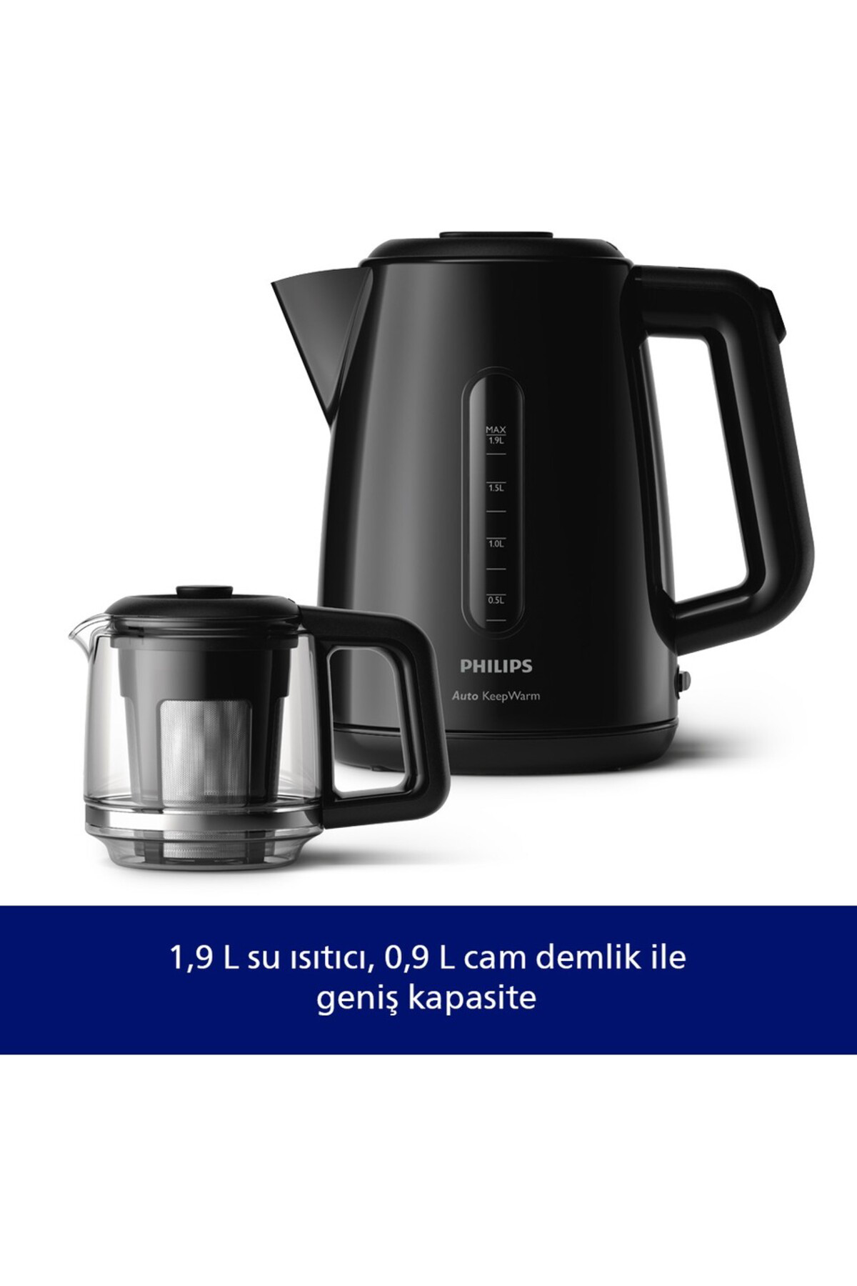 3'lü Çeyiz Seti (HD6301/90 Tost Makinesi + HD7301/00 Çay Makinesi