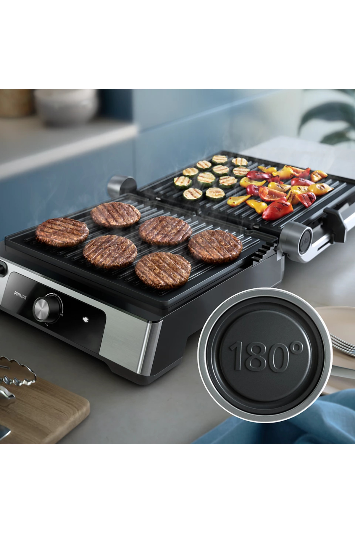 3'lü Çeyiz Seti (HD6301/90 Tost Makinesi + HD7301/00 Çay Makinesi