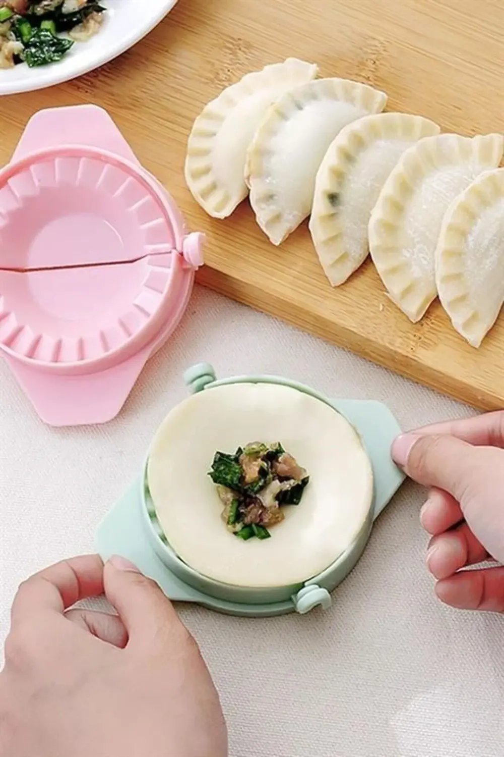 ® 3lü Çiğ börek kurabiye Hamur İşi Ravioli Kesme Kalıbı Aparatı