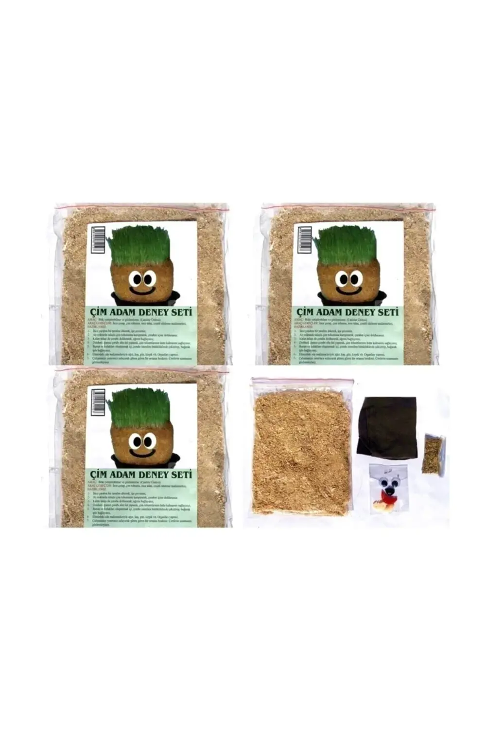 3'lü Çim Adam Seti - Hobi D.m