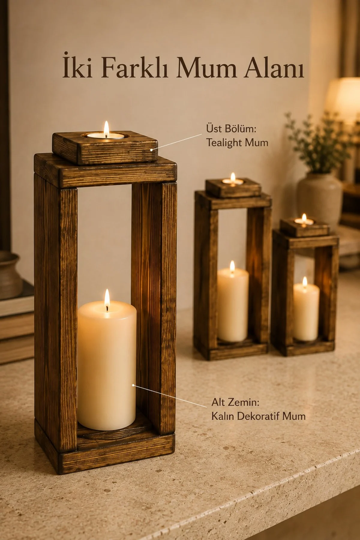 3'lü Dekoratif Ahşap Mumluk Seti, Tealight Mumluk Lüks Mum Salon Balkon Mumluğu 3'lü Dekoratif Ahşap Mumluk Seti, Tealight Mumluk Lüks Mum Salon Balkon Mumluğu Fiyatı, Yorumları ve Özellikleri