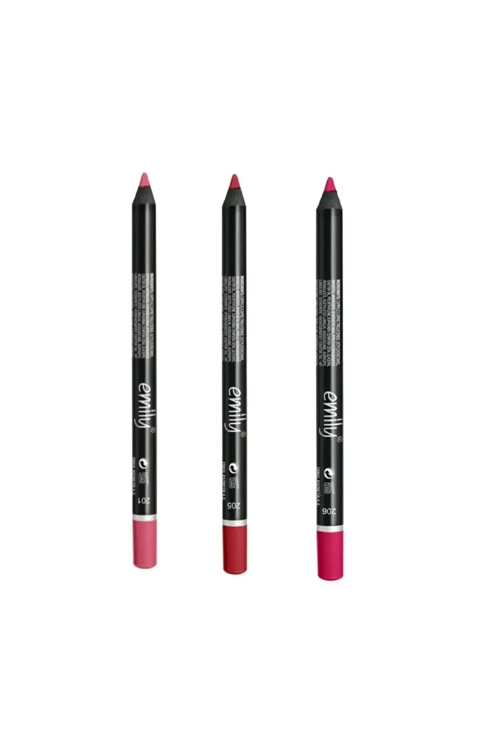 3'lü Dudak Kalemi No 201-205-206