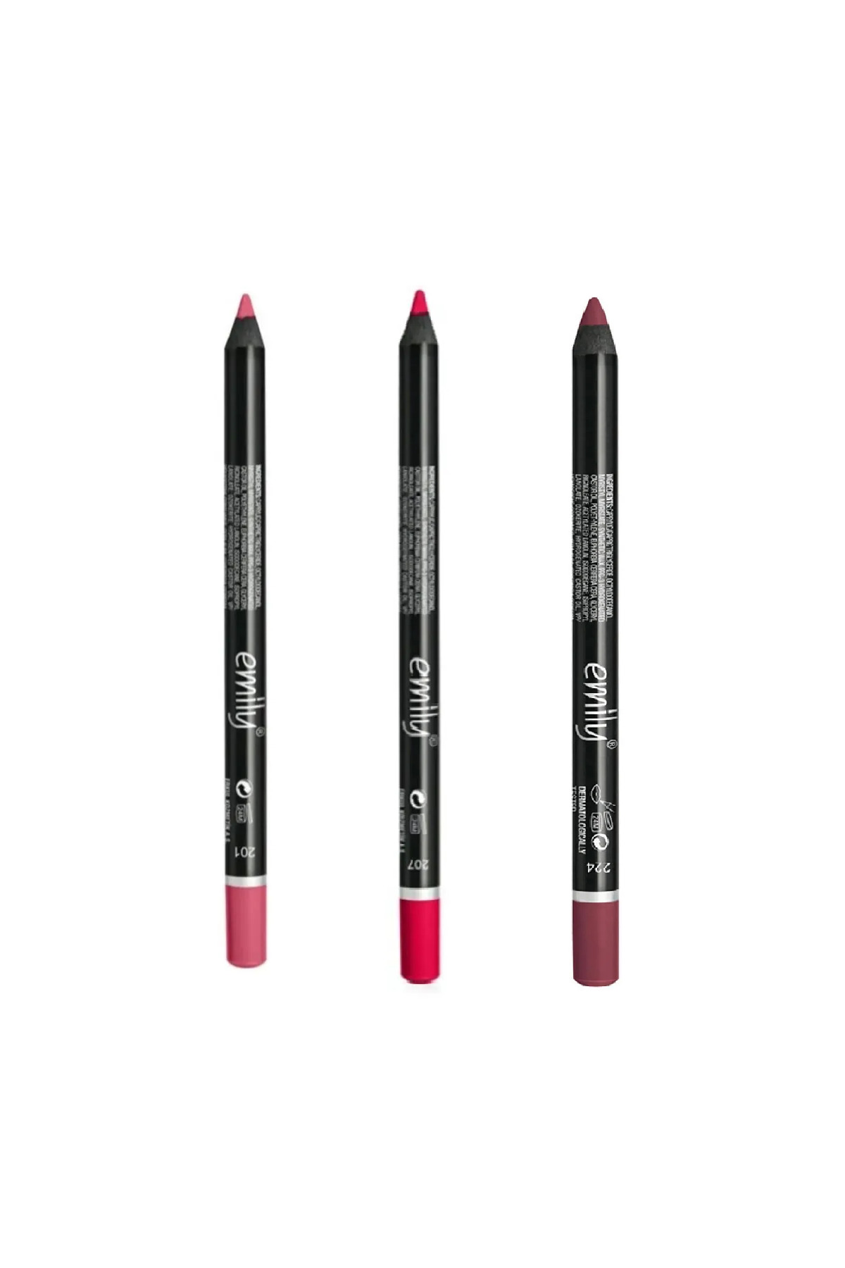 Emily 3'Lü Dudak Kalemi No: 201-207-224