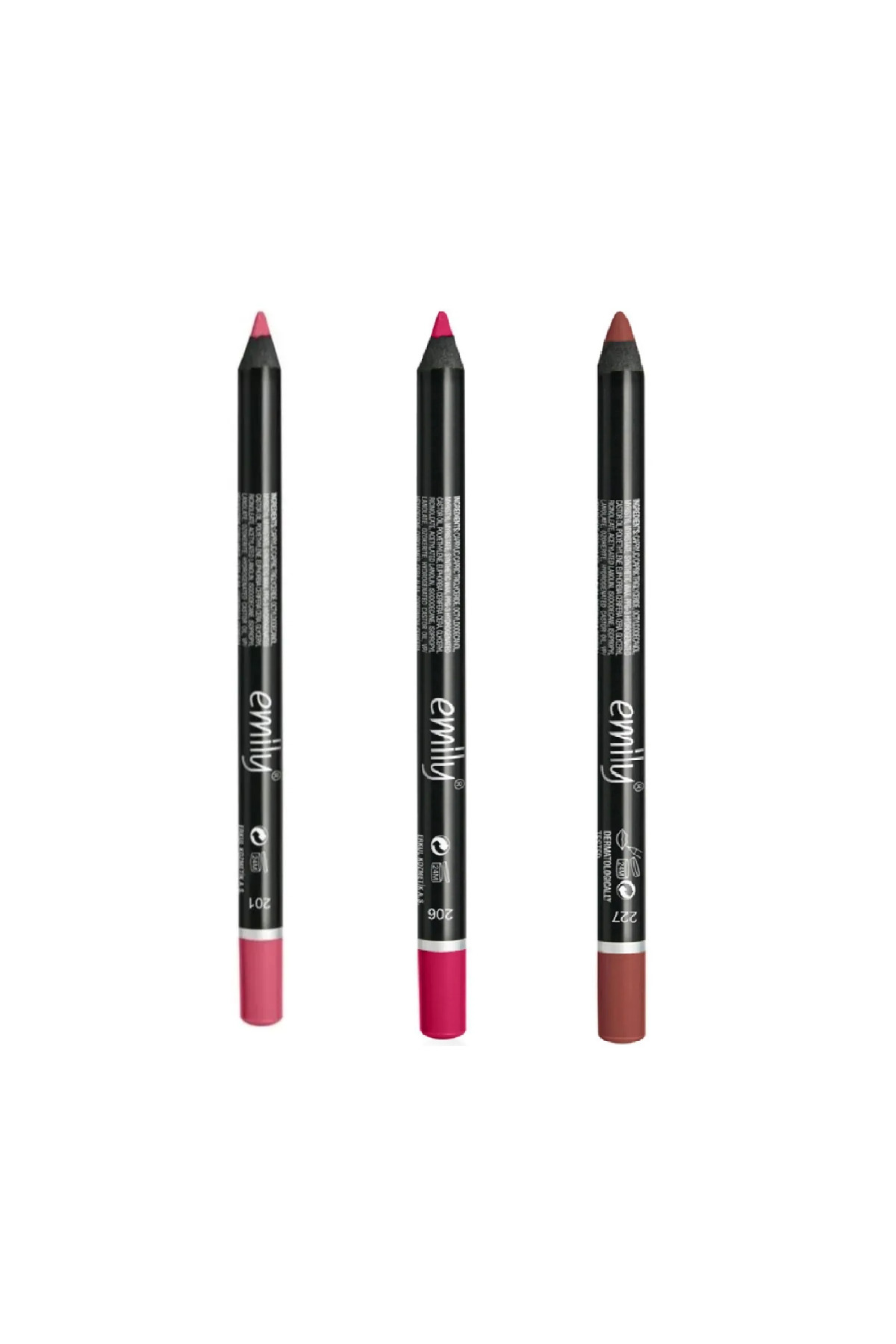Emily 3'Lü Dudak Kalemi No: 201-206-227