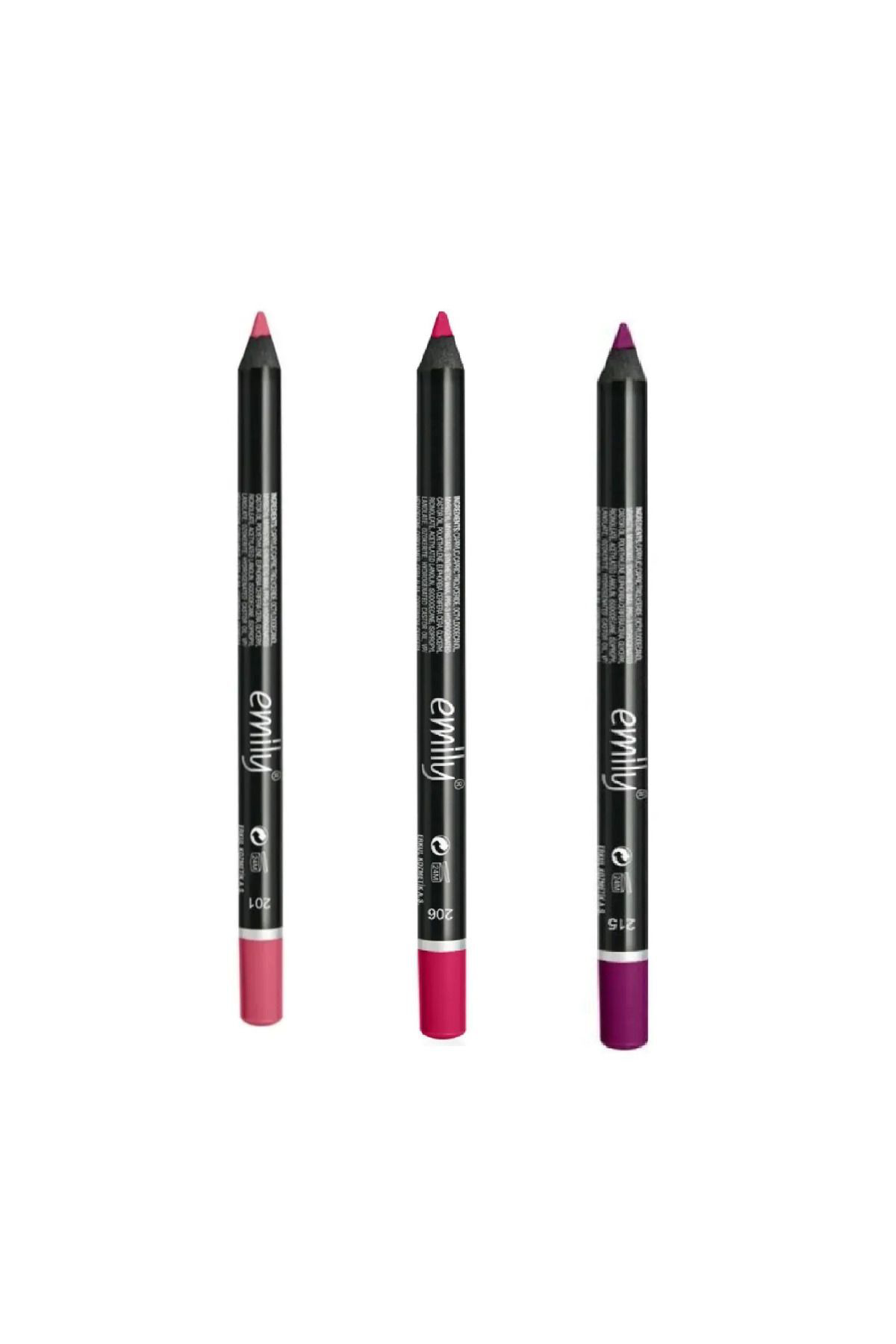 3'LÜ DUDAK KALEMİ NO: 201-206-215