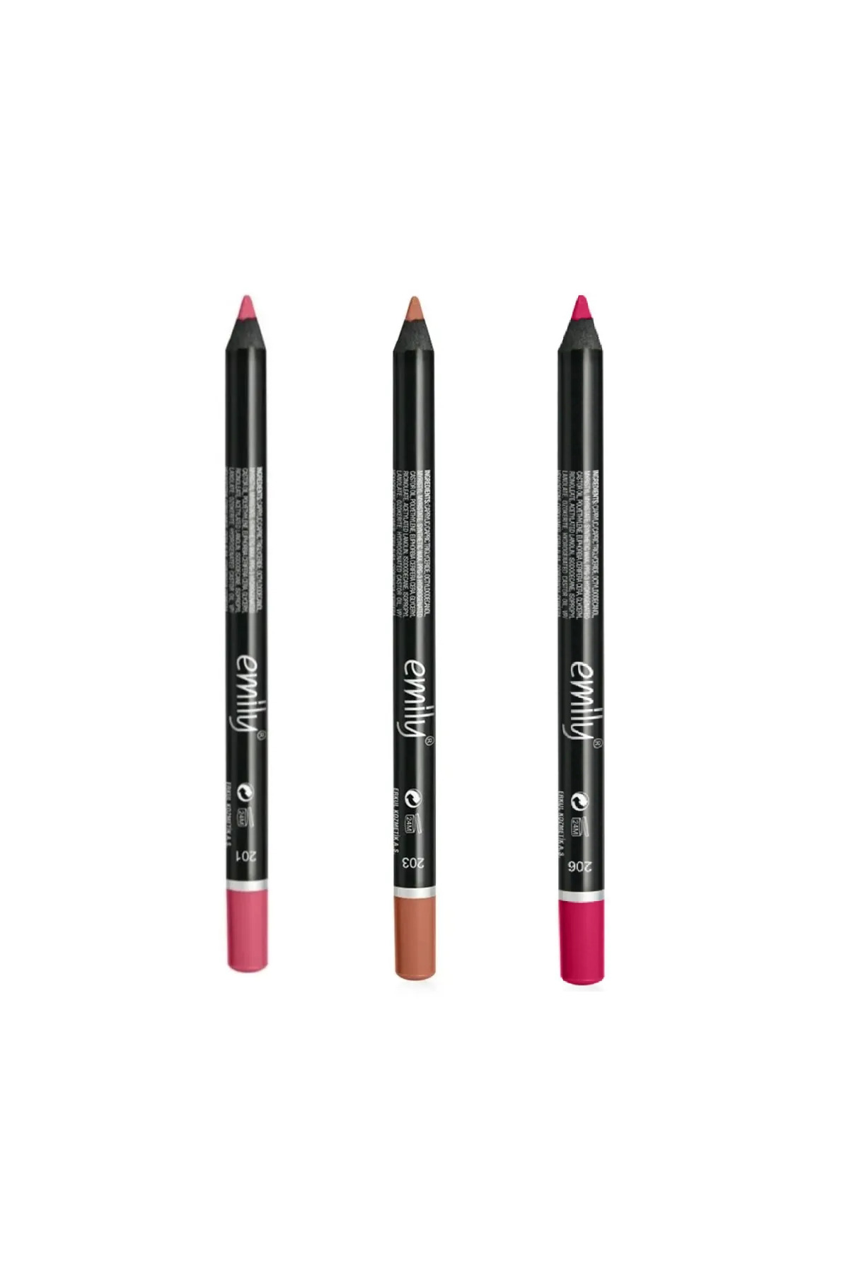 3'LÜ DUDAK KALEMİ NO: 201-203-206