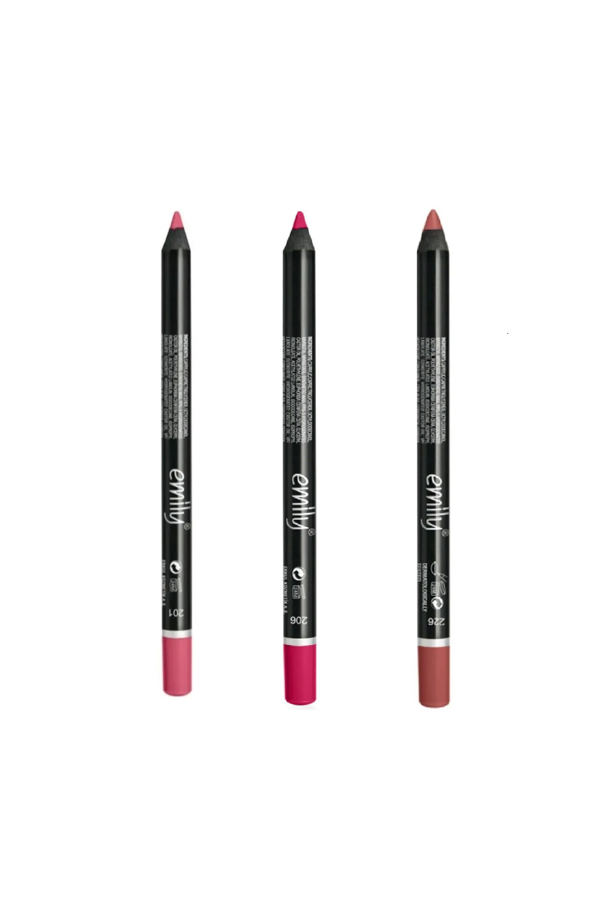 Emily 3'Lü Dudak Kalemi No: 201-206-226