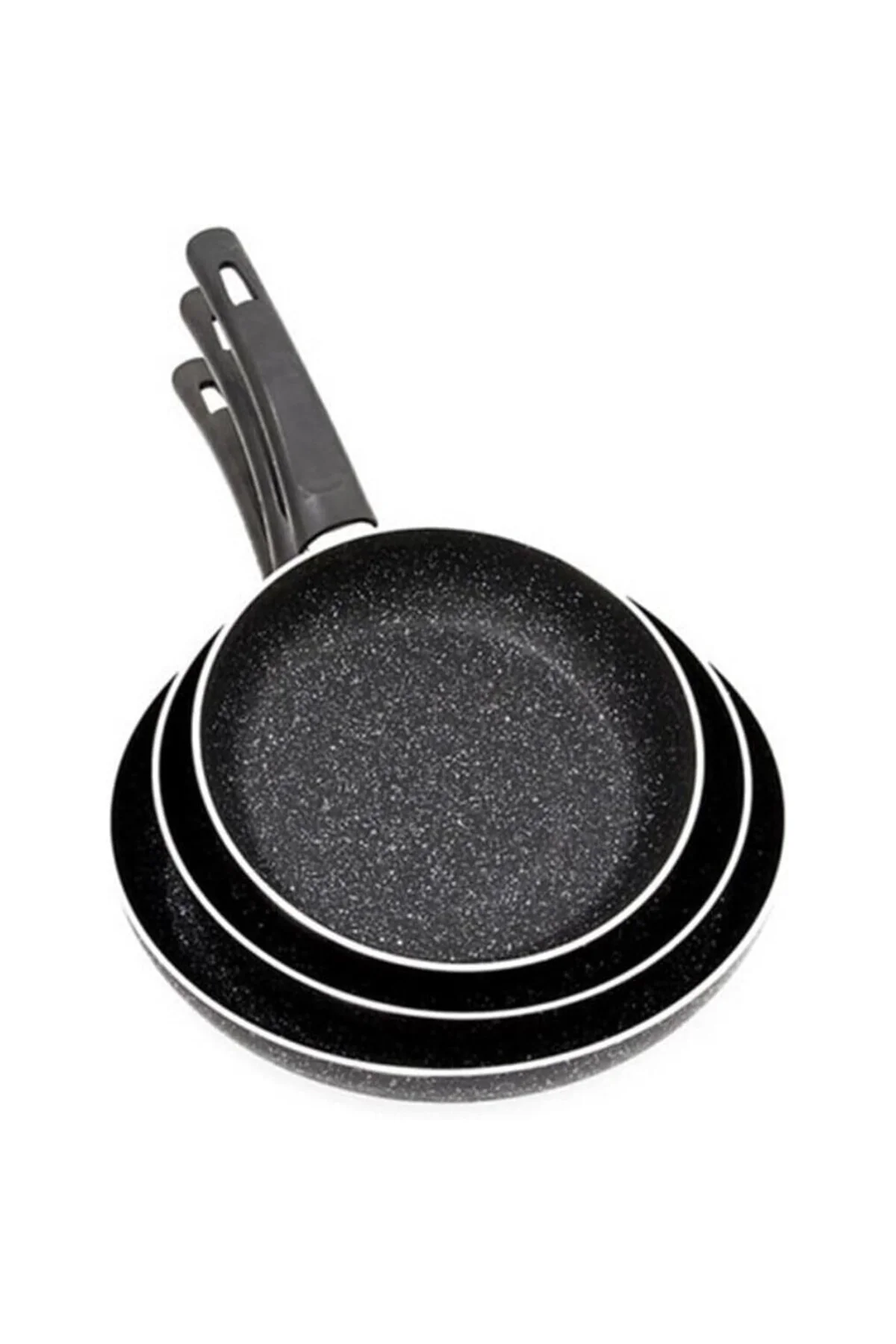 3Lü Granit Tava Seti 18-22-26Cm