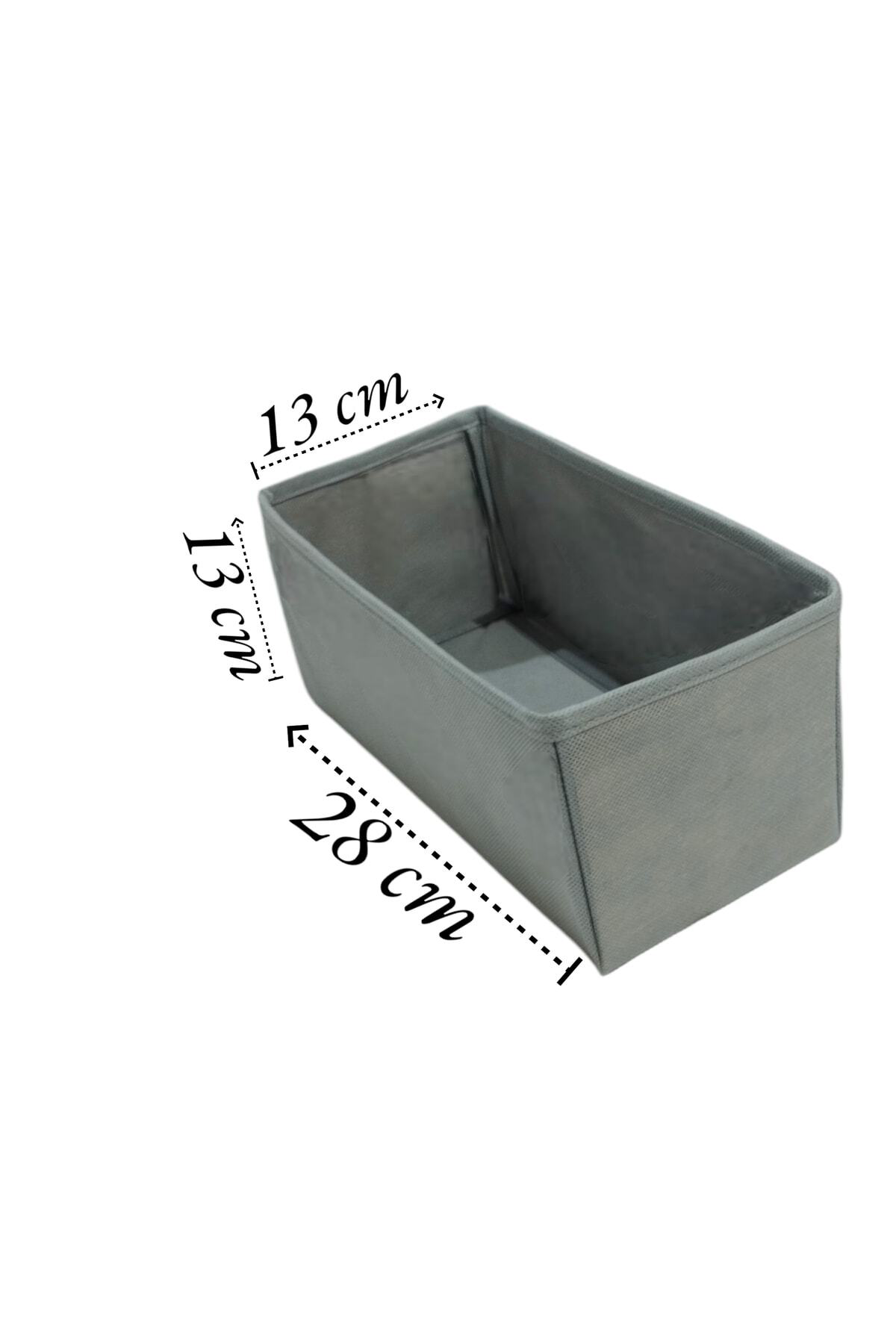 3'lü Gri Çekmece Içi Düzenleyici Organizer Set - Çok Amaçlı Dolap