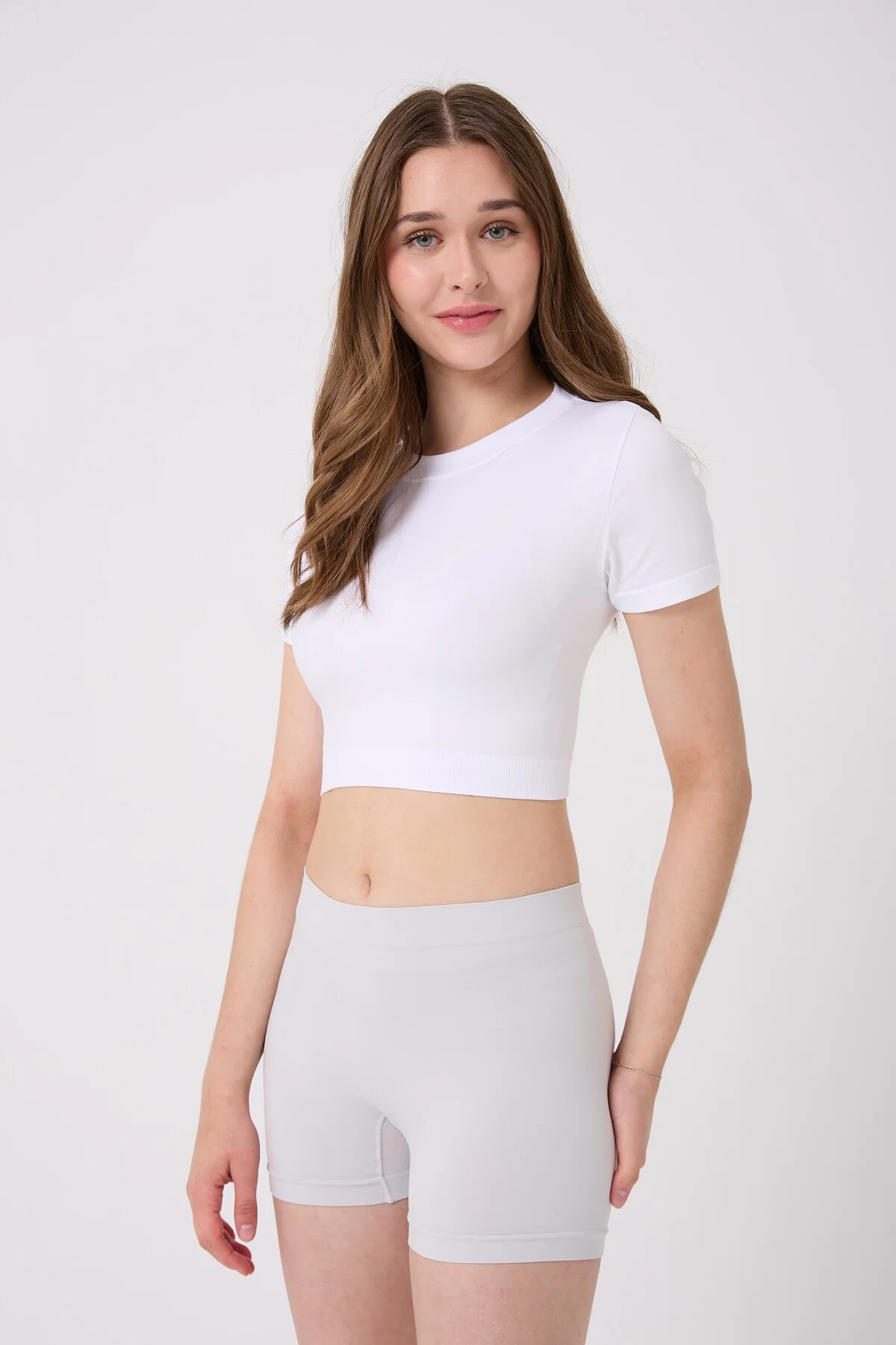 3'lü Kadın Dikişsiz Esnek Basic Boxer