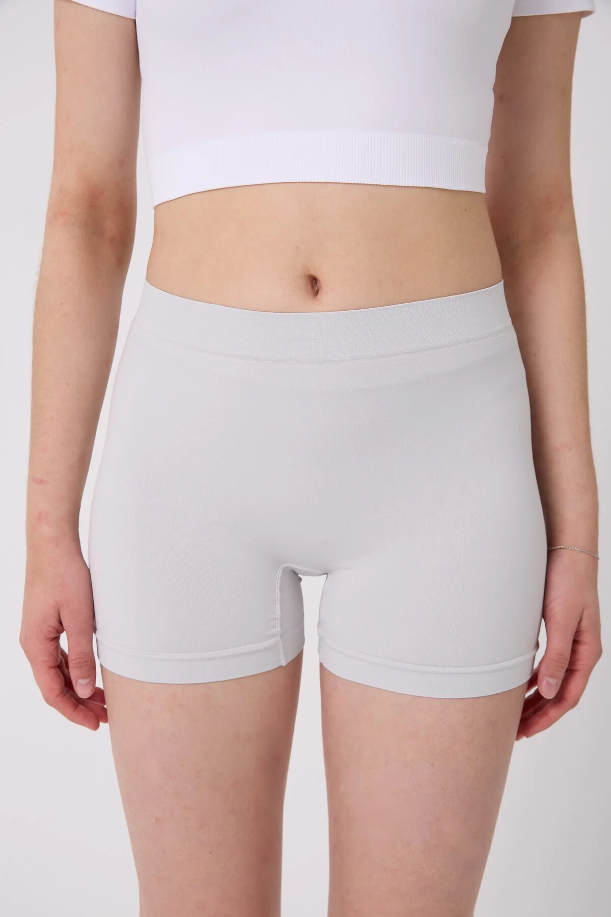 3'lü Kadın Dikişsiz Esnek Basic Boxer
