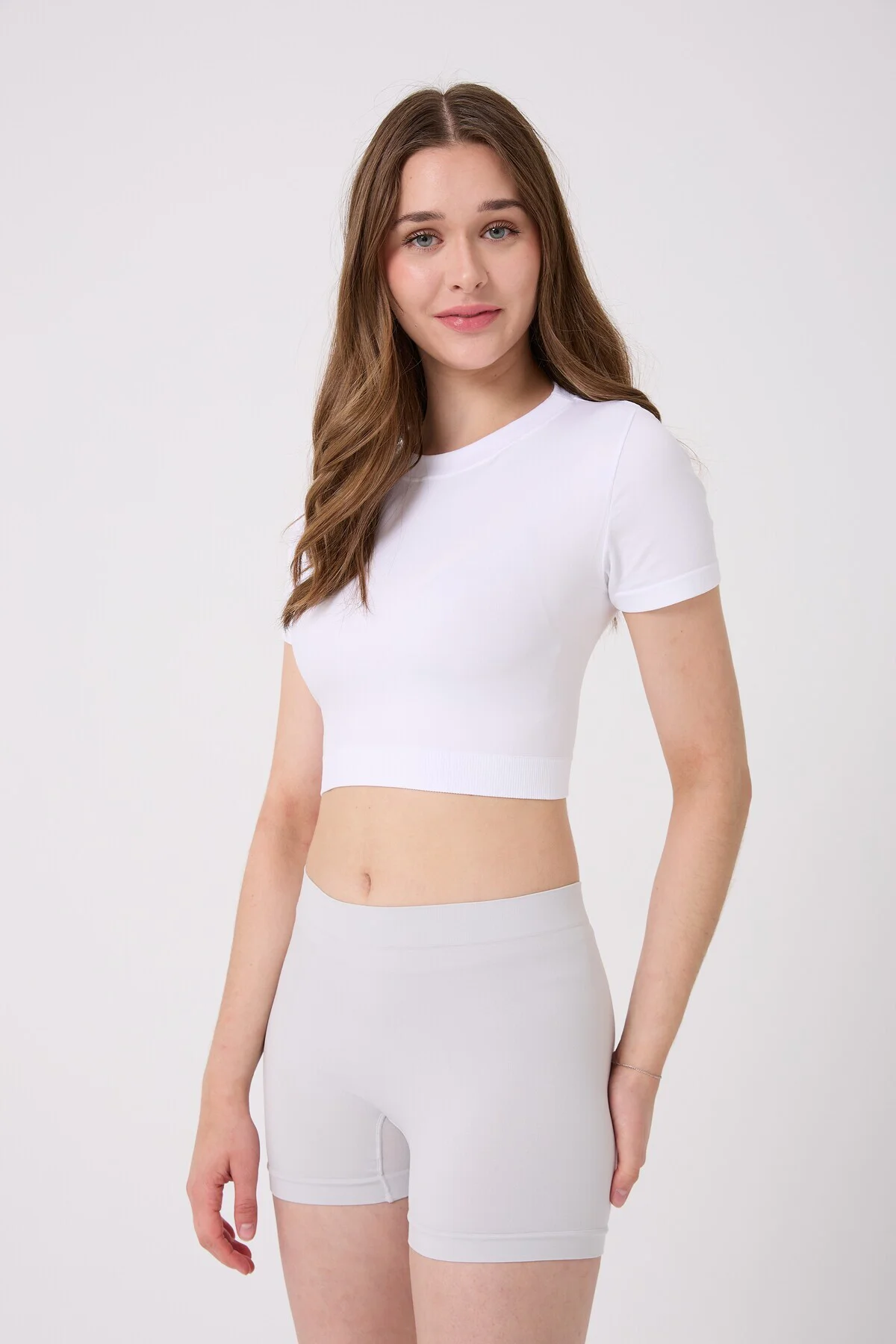 3'lü Kadın Dikişsiz Esnek Basic Boxer