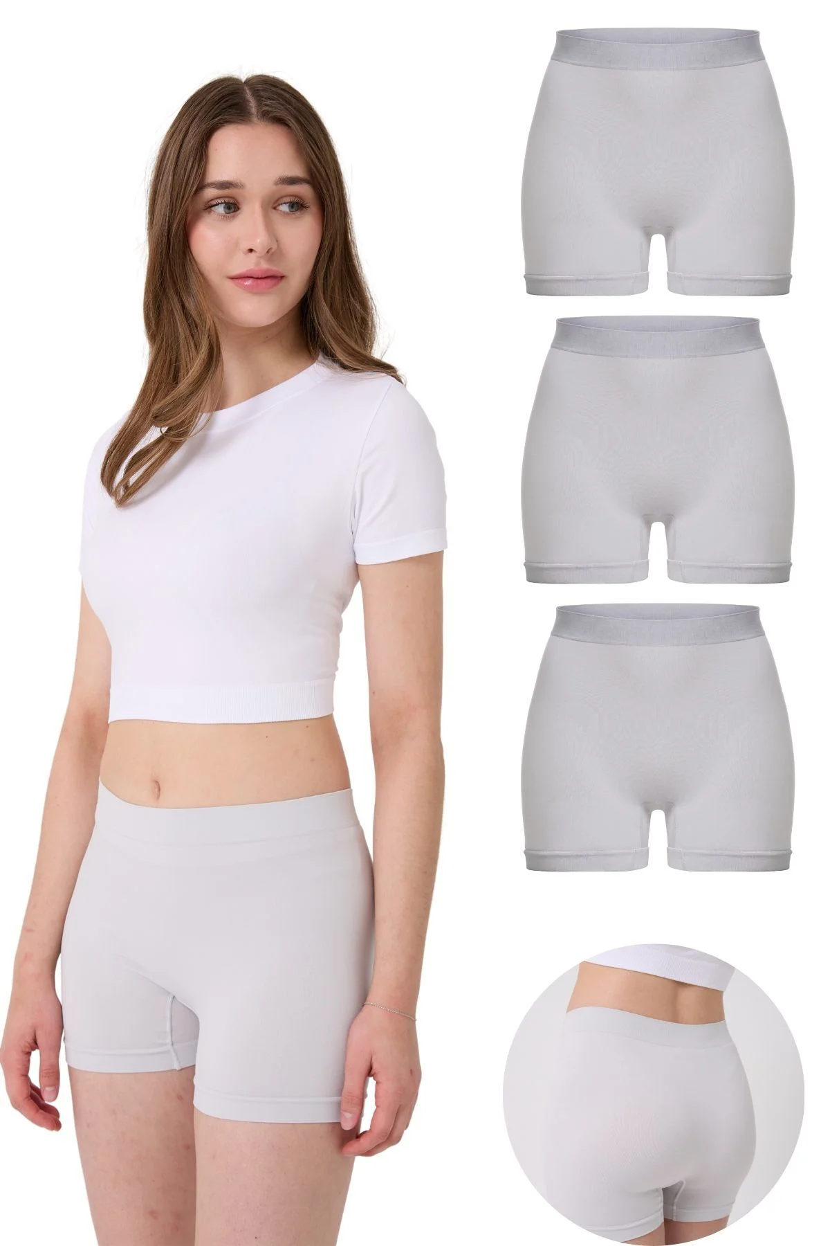 3'lü Kadın Dikişsiz Esnek Basic Boxer Fiyatı, Yorumları ve Özellikleri