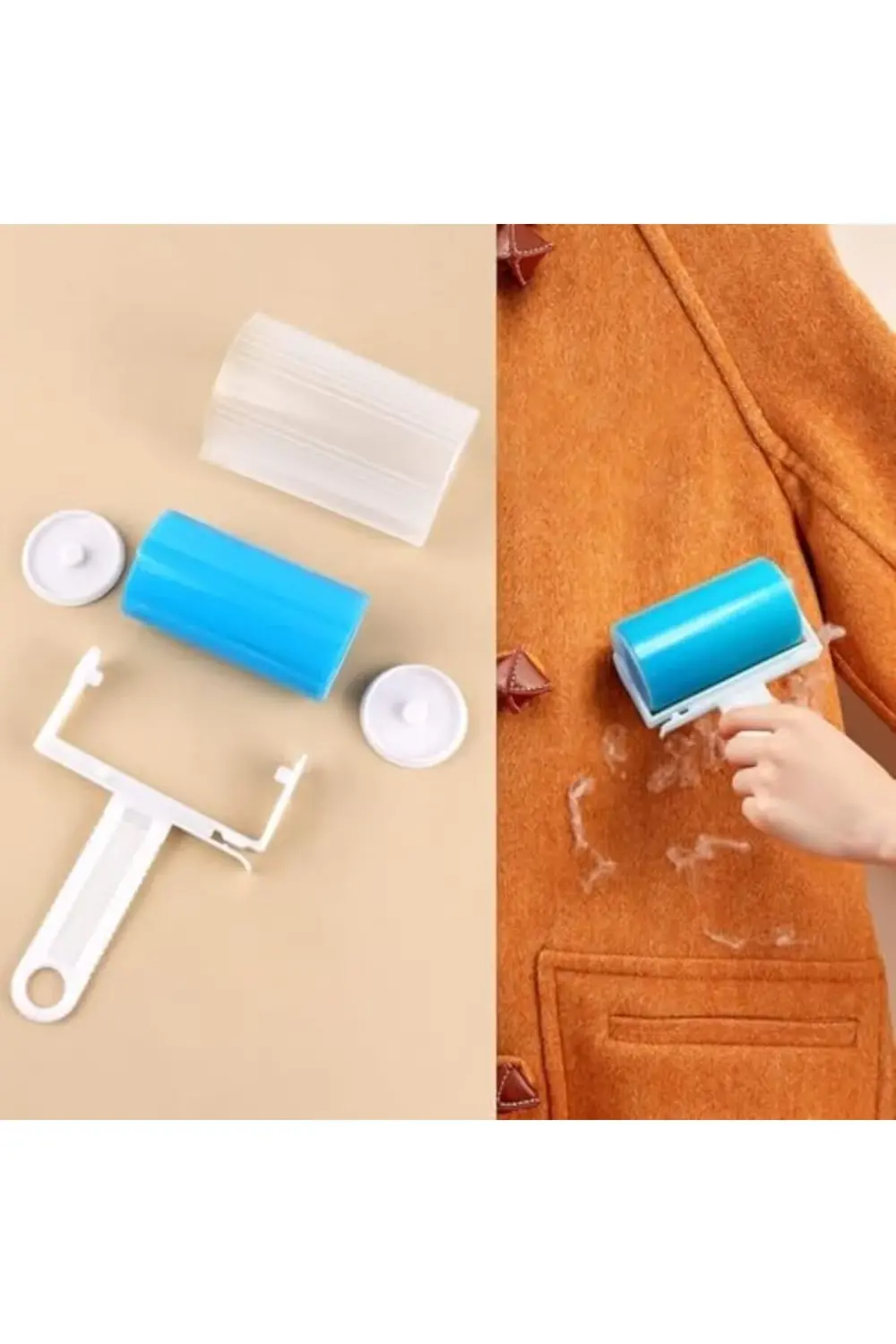 3'lü Kedi Köpek Tüy Toplama Seti Tiftik Toplayıcı Yıkanabilir Tüy