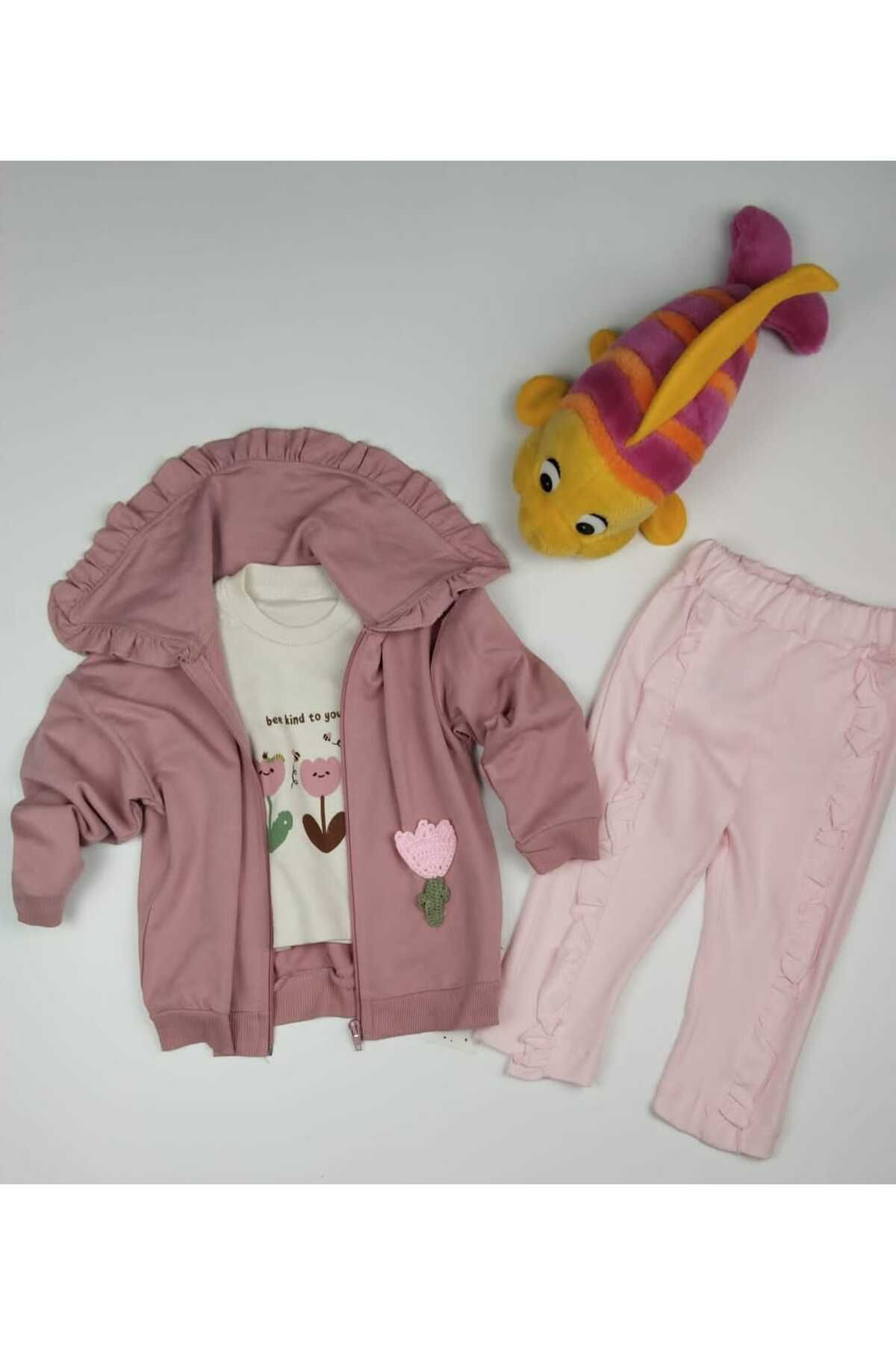 3'lü Konsept Şık Ve Kullanışlı Bebek Takımı