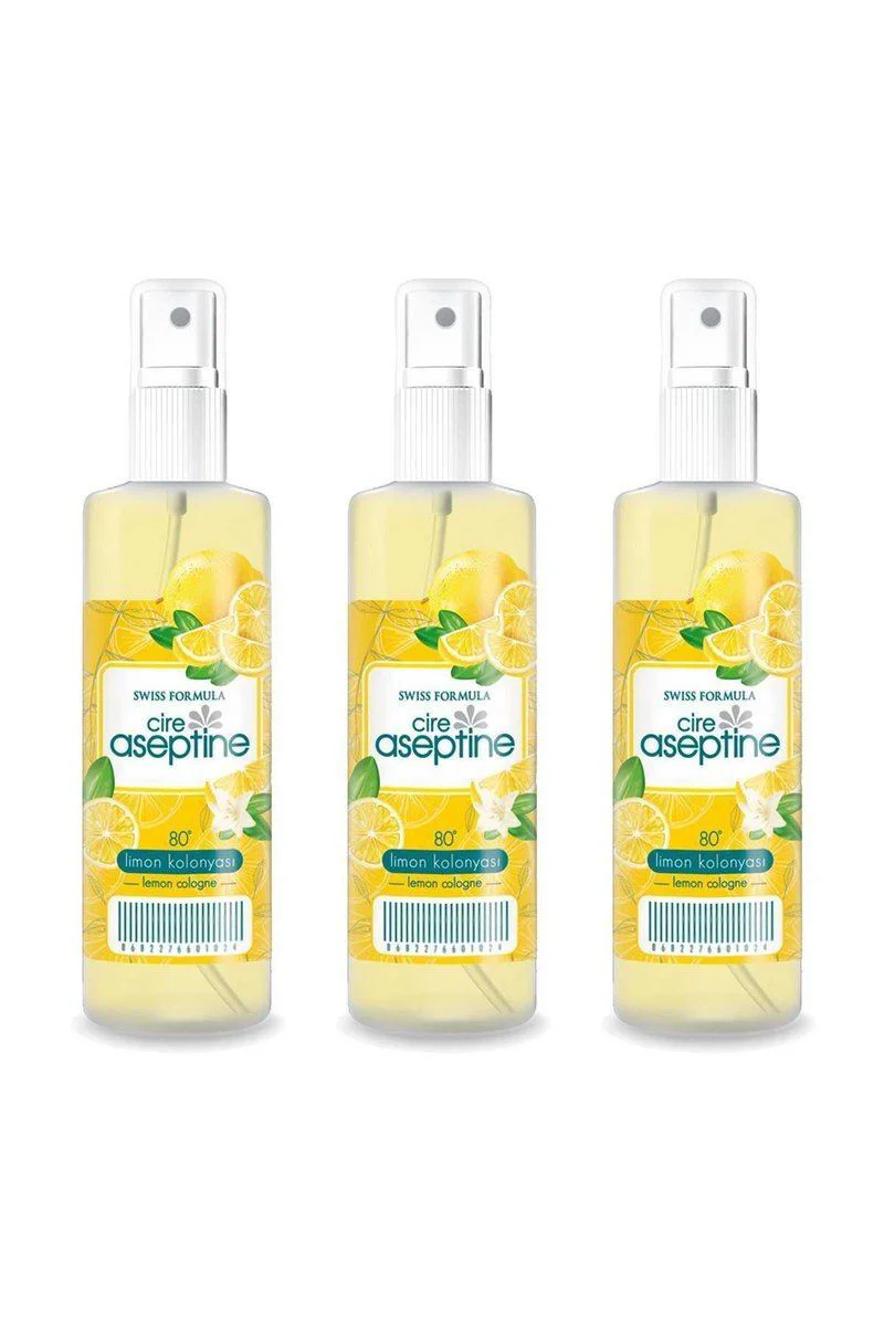 3'lü Limon Kolonyası Sprey – %80 Alkol, 100ml, Ev & Ofis İçin Pratik Hijyen Fiyatı, Yorumları ve Özellikleri