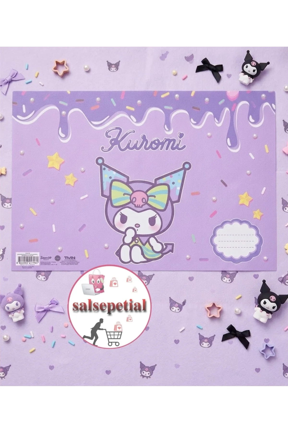 3'lü Lisanslı Kuromi Beslenme Örtüsü Kuromi My Melody Cinnamoroll Kawaii Yıkanabilir Okul Beslenme Örtüsü Seti Kız Model İlkokul Anasınıfı Yemek Bezi 3 Adet