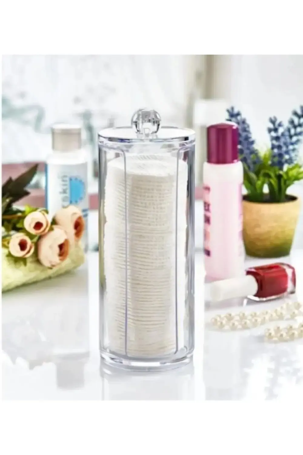 3'lü Makyaj Düzenleyici Organizer Set Makyaj Pamukluğu Kulak Çöpü 3'lü Makyaj Düzenleyici Organizer Set Makyaj Pamukluğu Kulak Çöpü