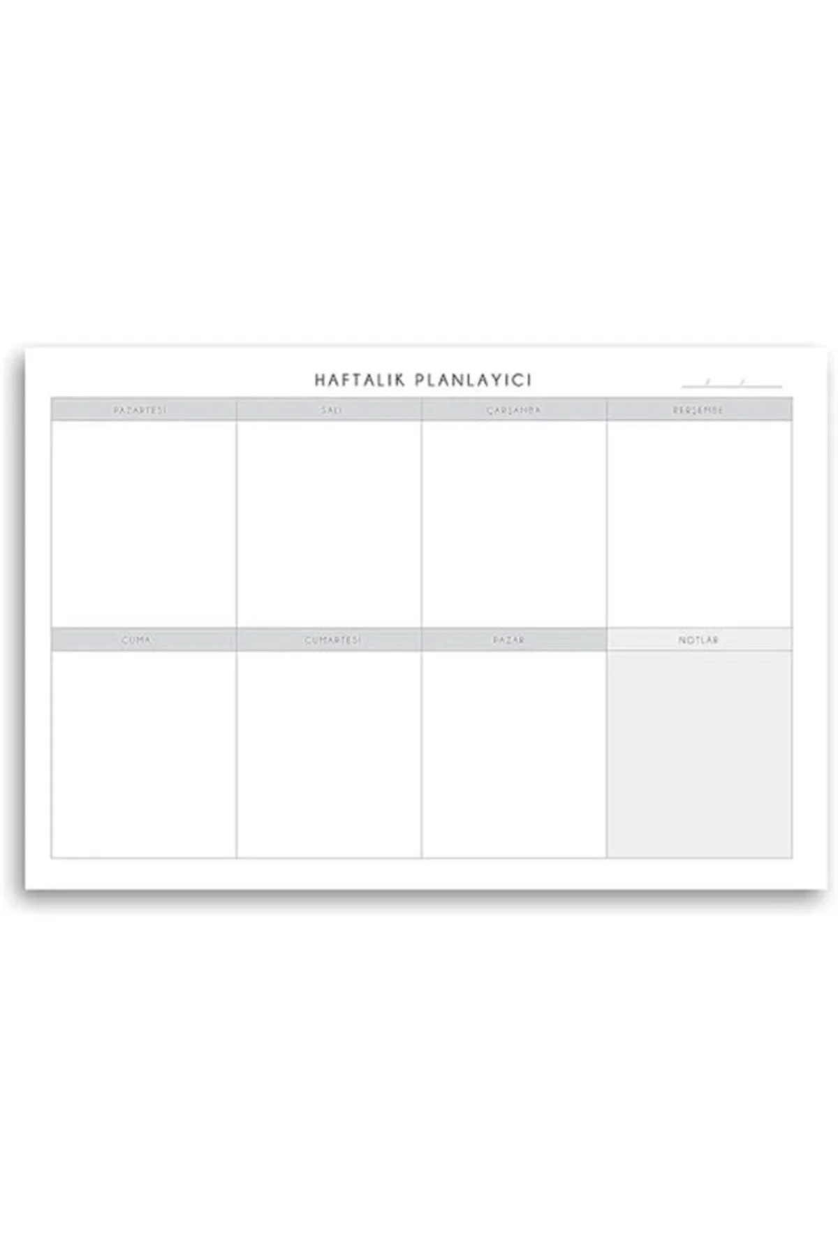 3'lü Masaüstü Planlayıcı Set (Günlük, Haftalık, Aylık Planlayıcı)
