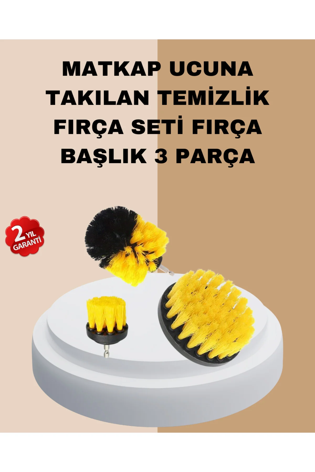 3’lü Matkap Ucu Fırça Takımı Zorlu Kirler İçin
