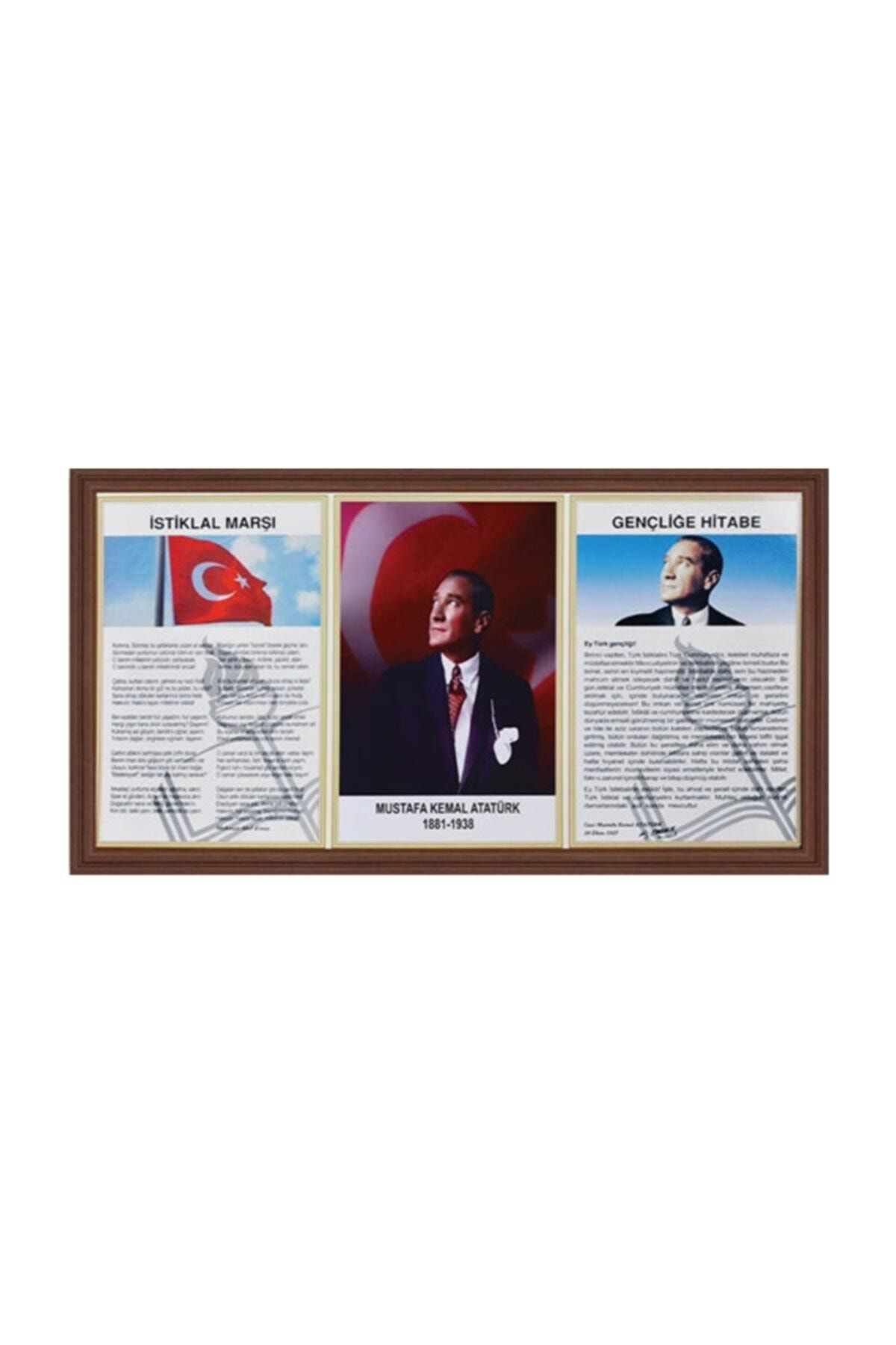 Secron 3'Lü Milli Levha Mdf Çerçeve 45X90 Cm
