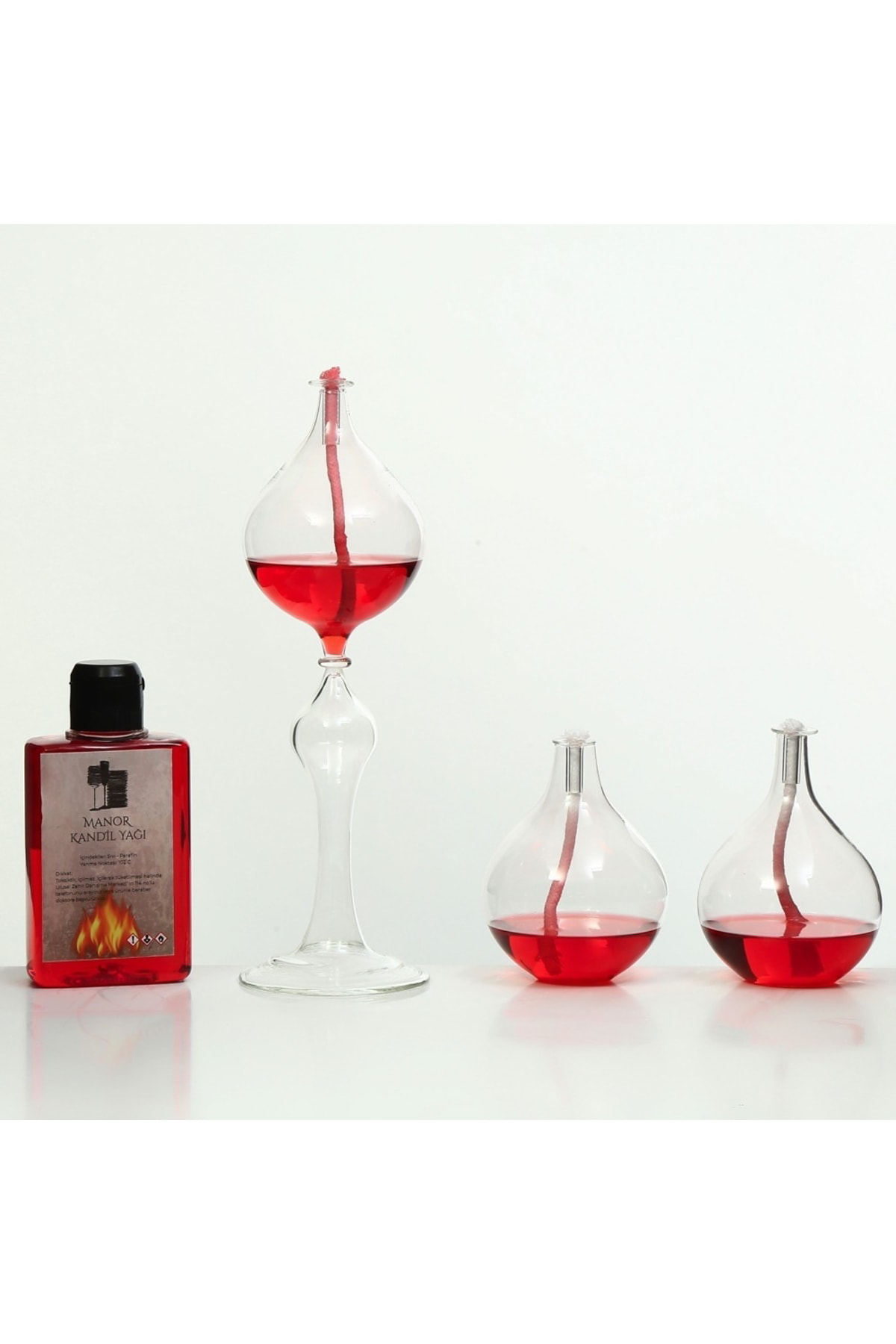 Vitale 3'Lü Mix Kandil-Katanya Kırmızı