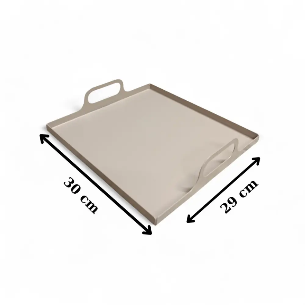 3’lü Modern Metal Nişan Tepsisi, Çay Tepsisi, Sunum Tepsisi